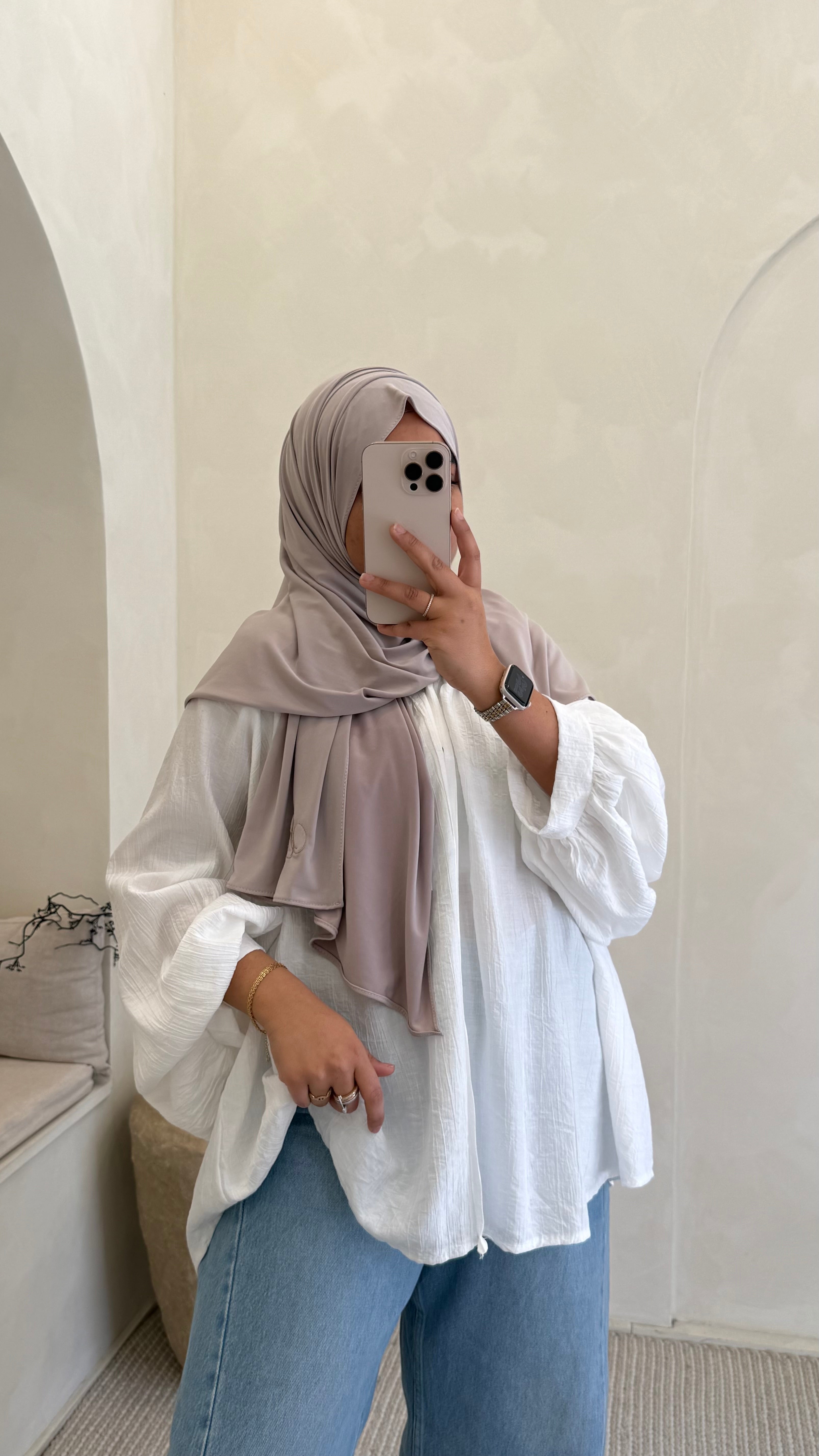 Chemise Lana Blanc-Cassé