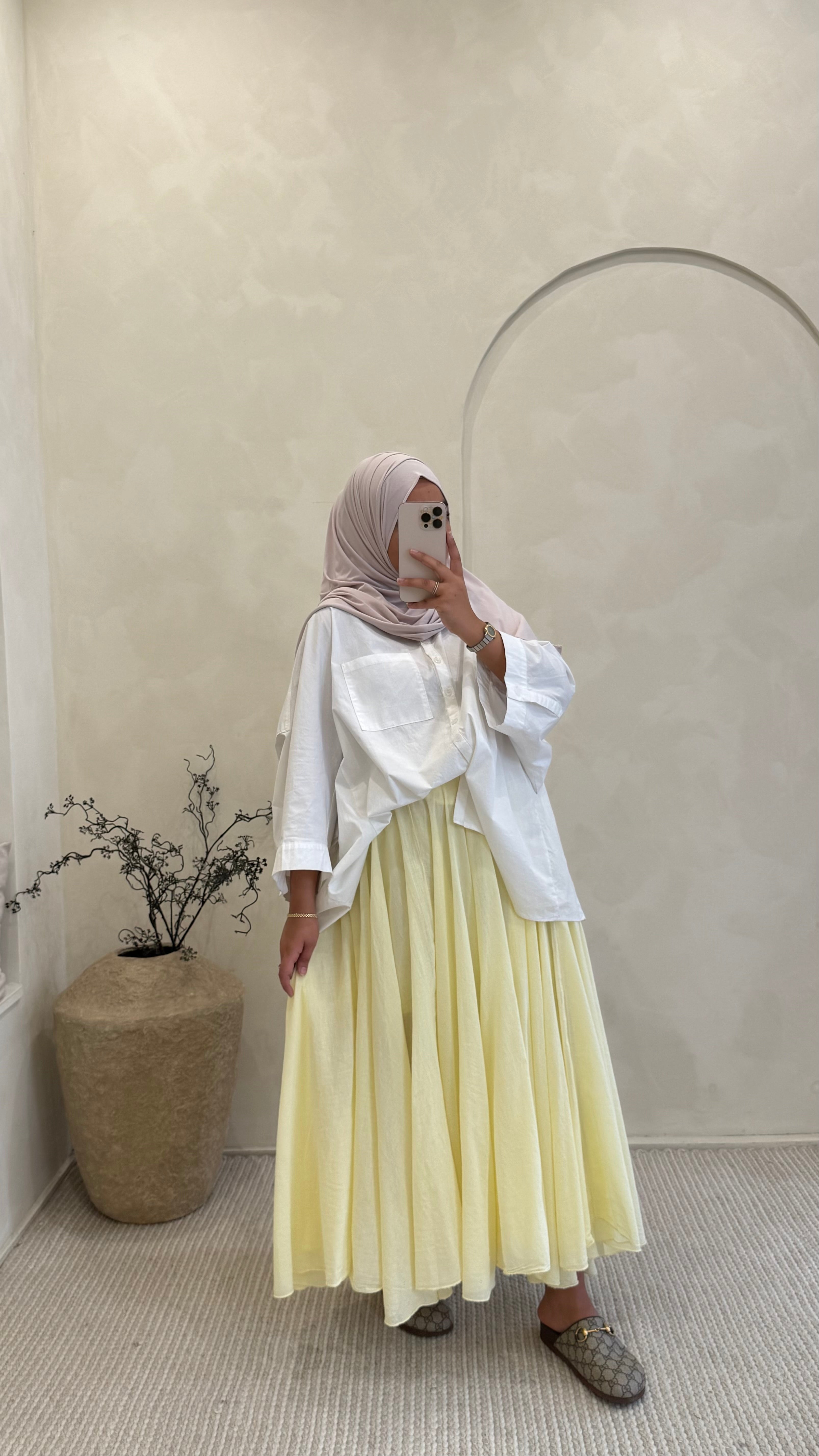 Jupe mia jaune