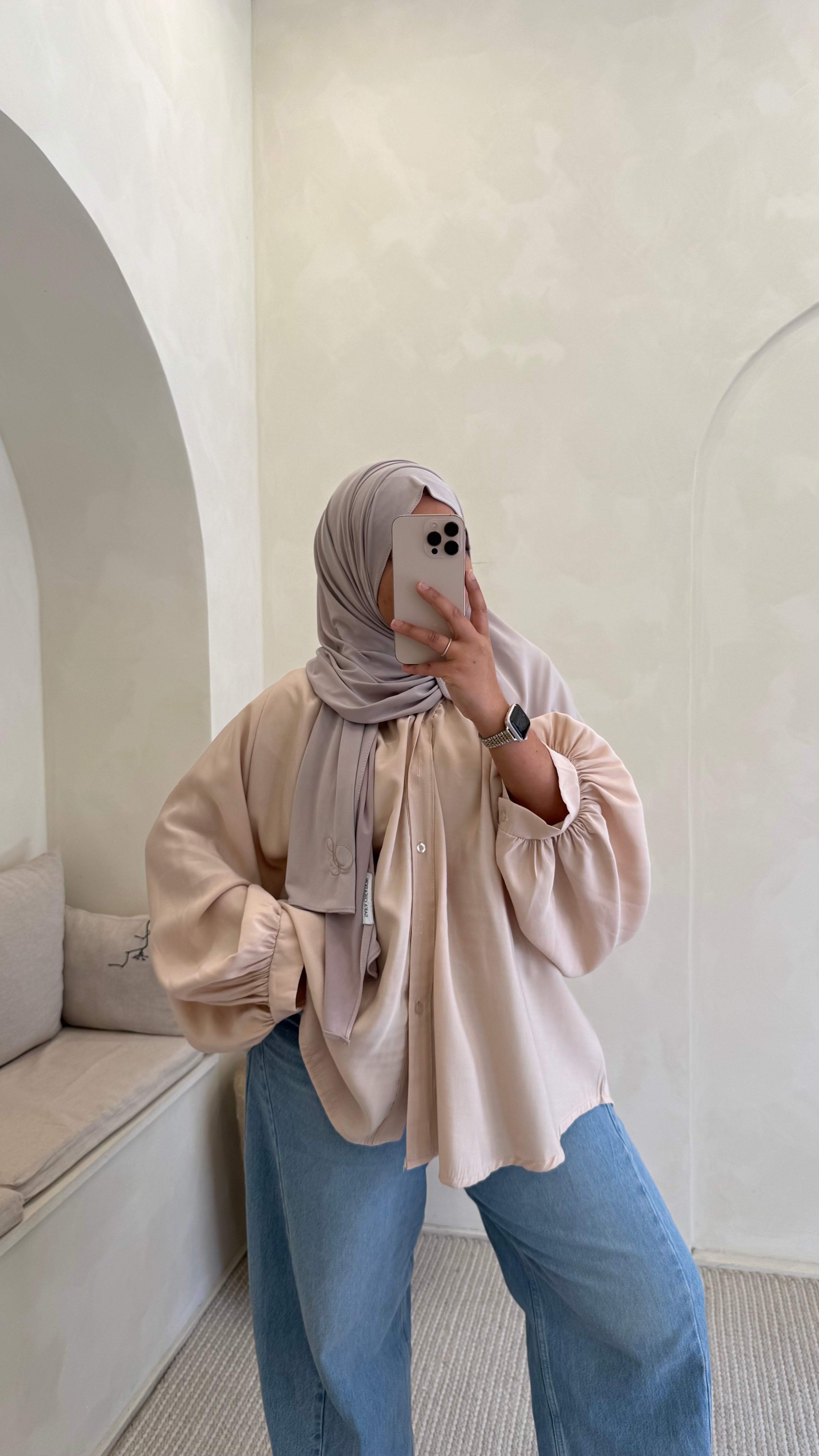 Chemise Dana Beige