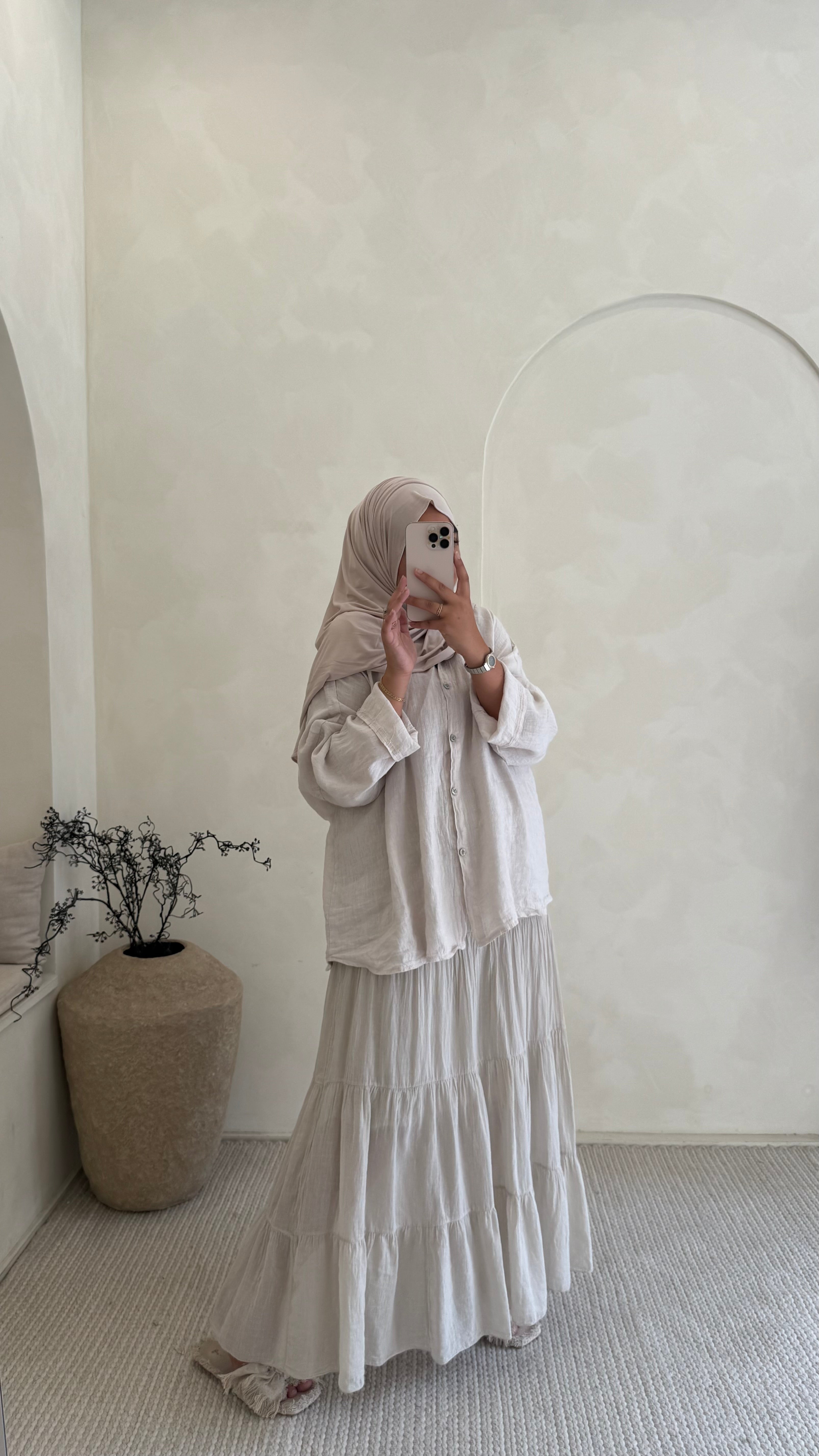 Jupe Dalya beige