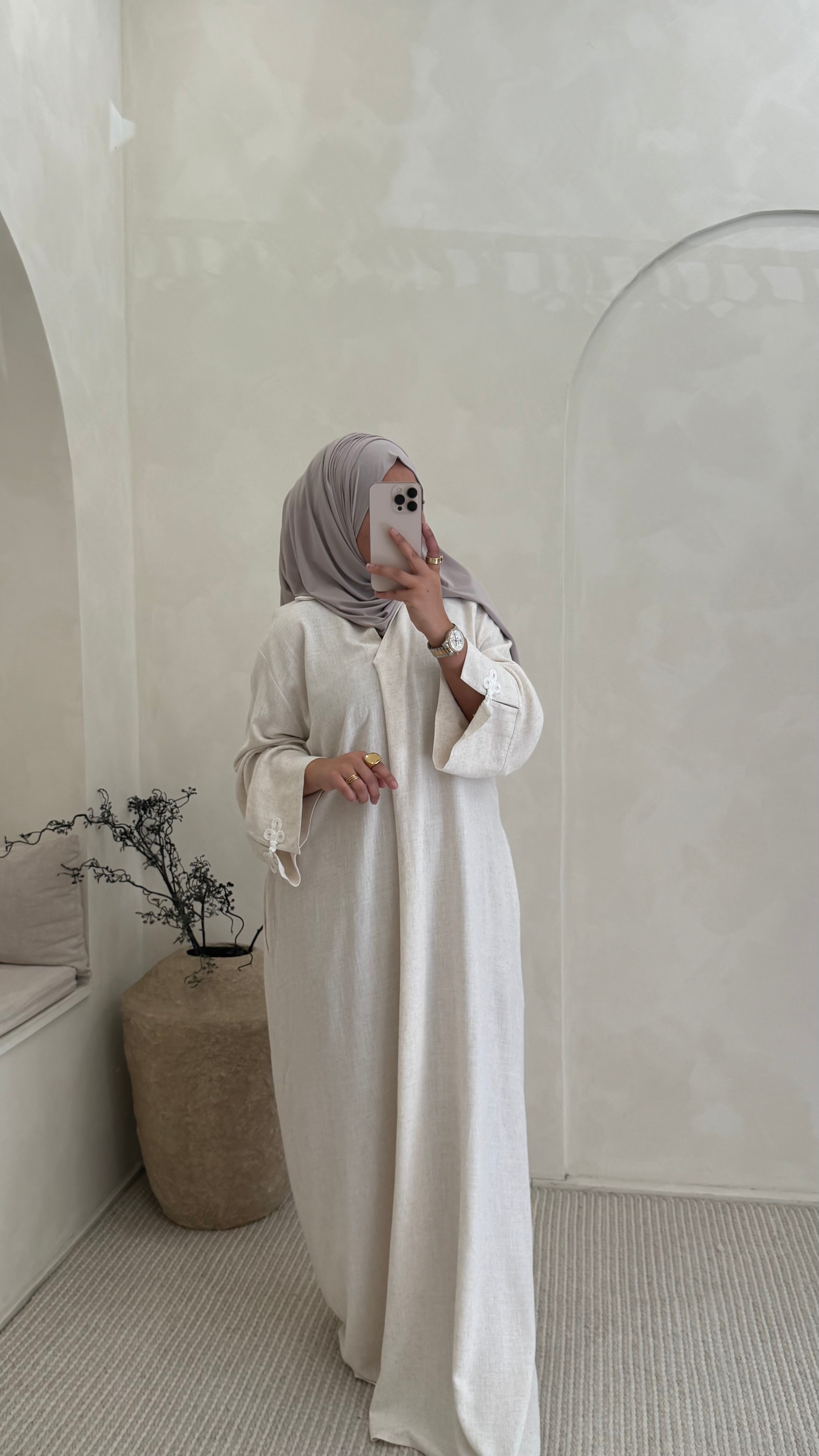 Abaya Kaï Beige
