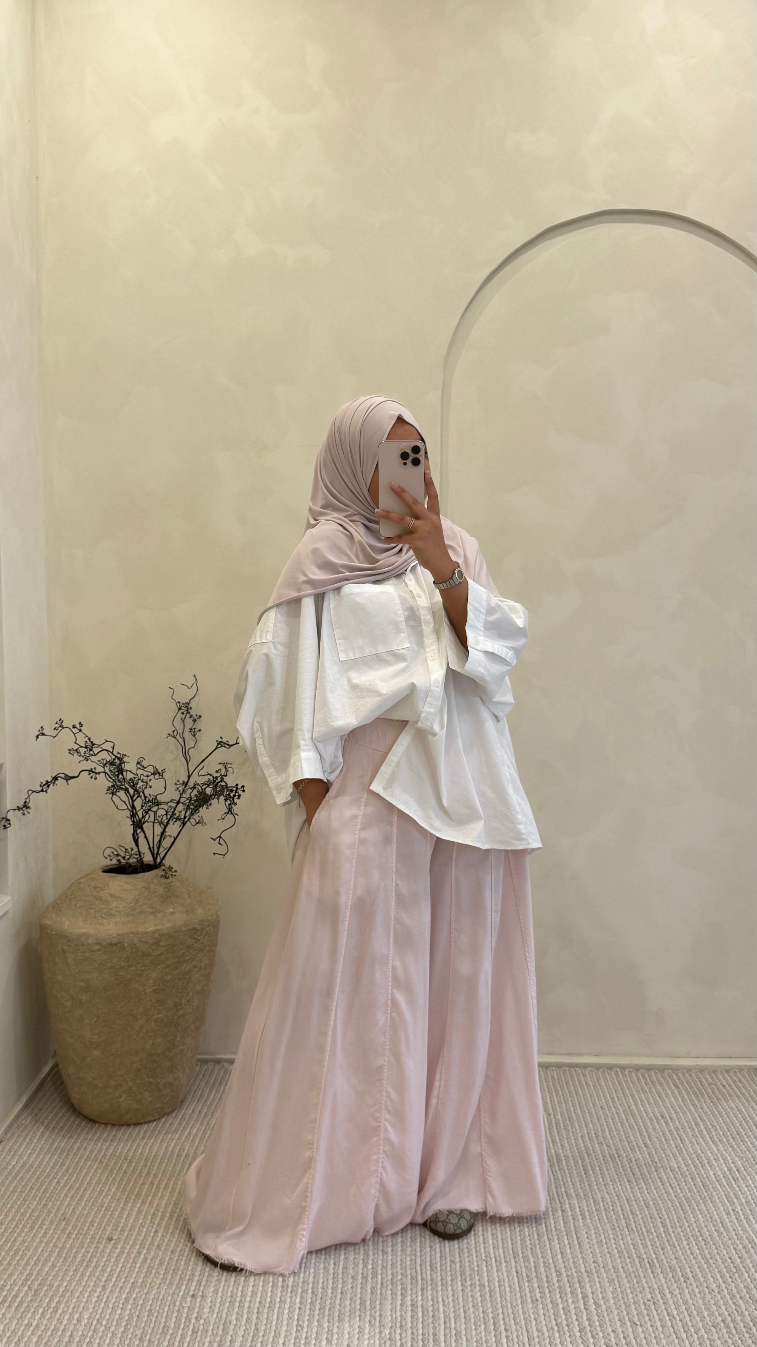 Pantalon Kay rose