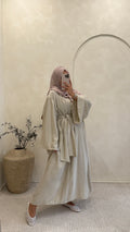 Abaya Ilham Beige