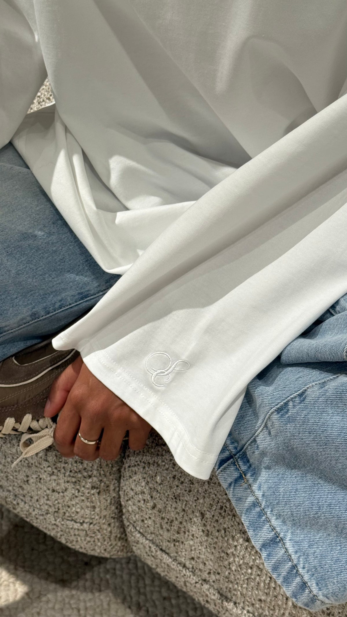 T-shirt Signature Blanc