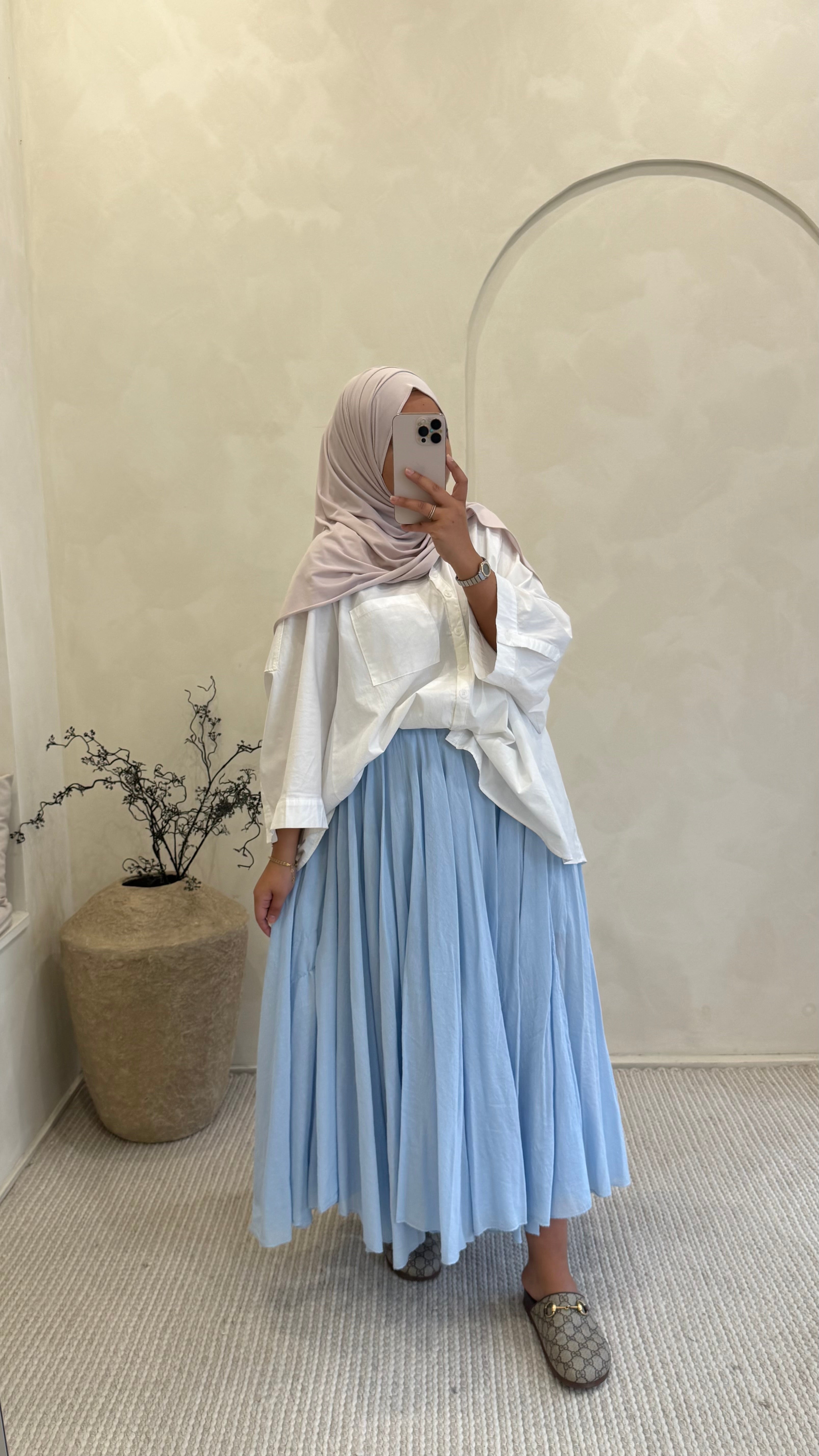 Jupe mia bleu