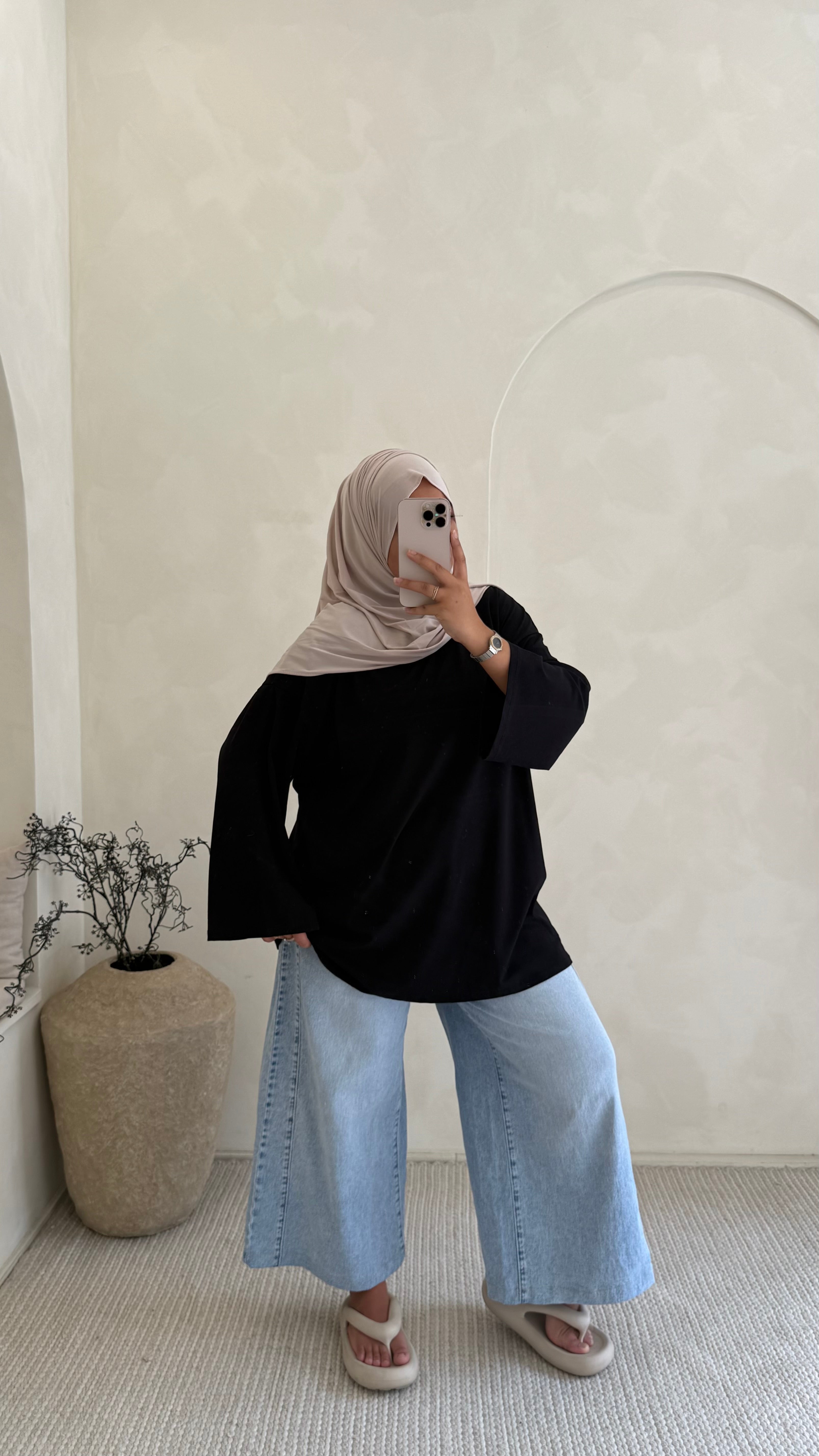 T-shirt sweat Noir