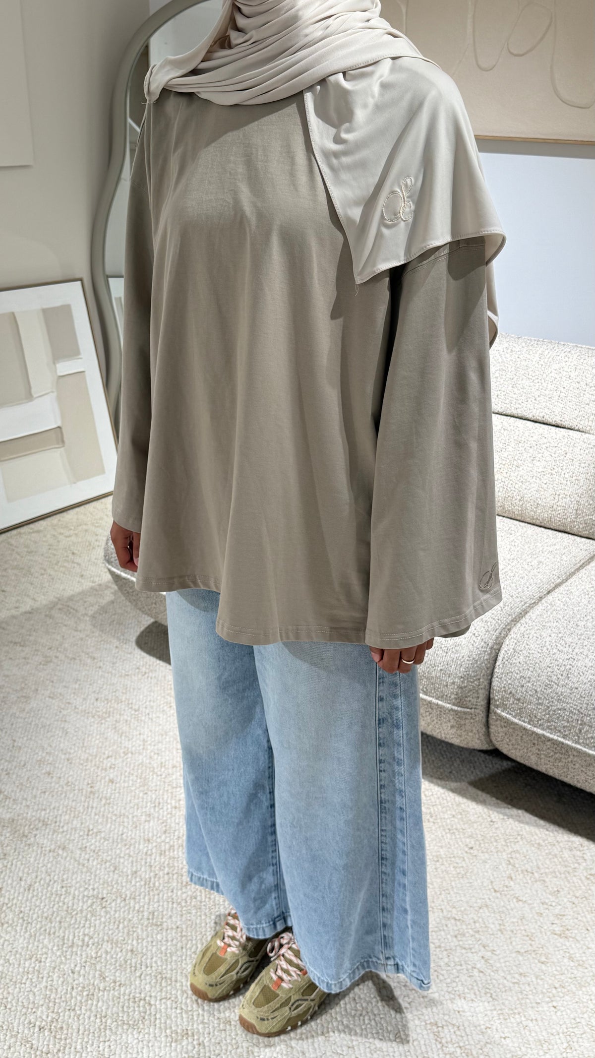 T-shirt Signature Taupe