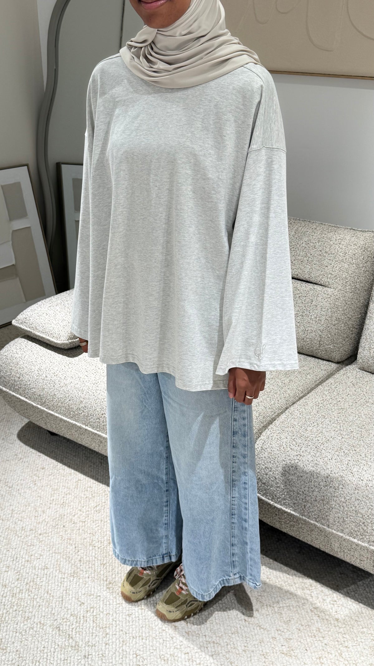 T-shirt Signature Gris