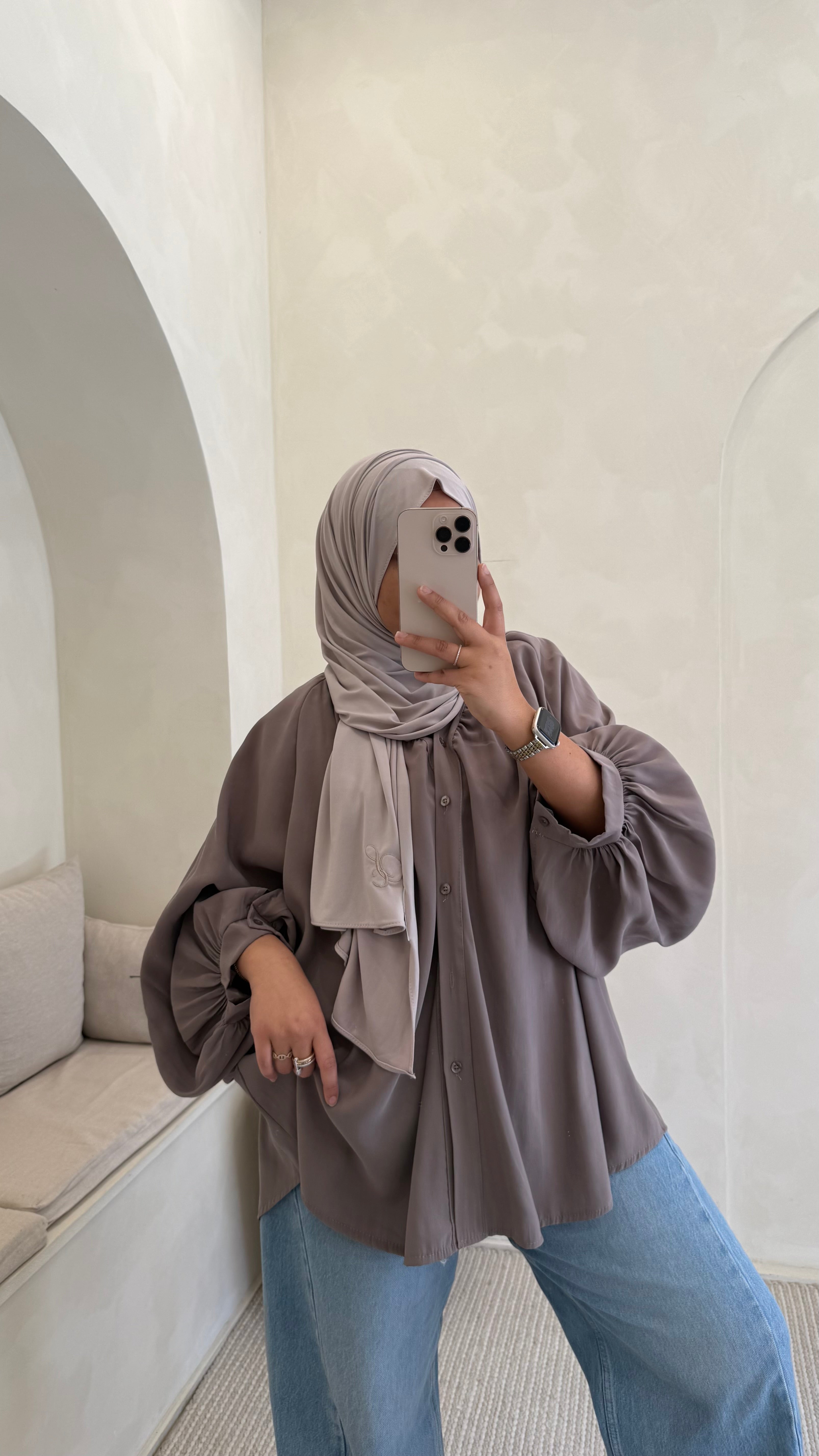 Chemise Lana Taupe