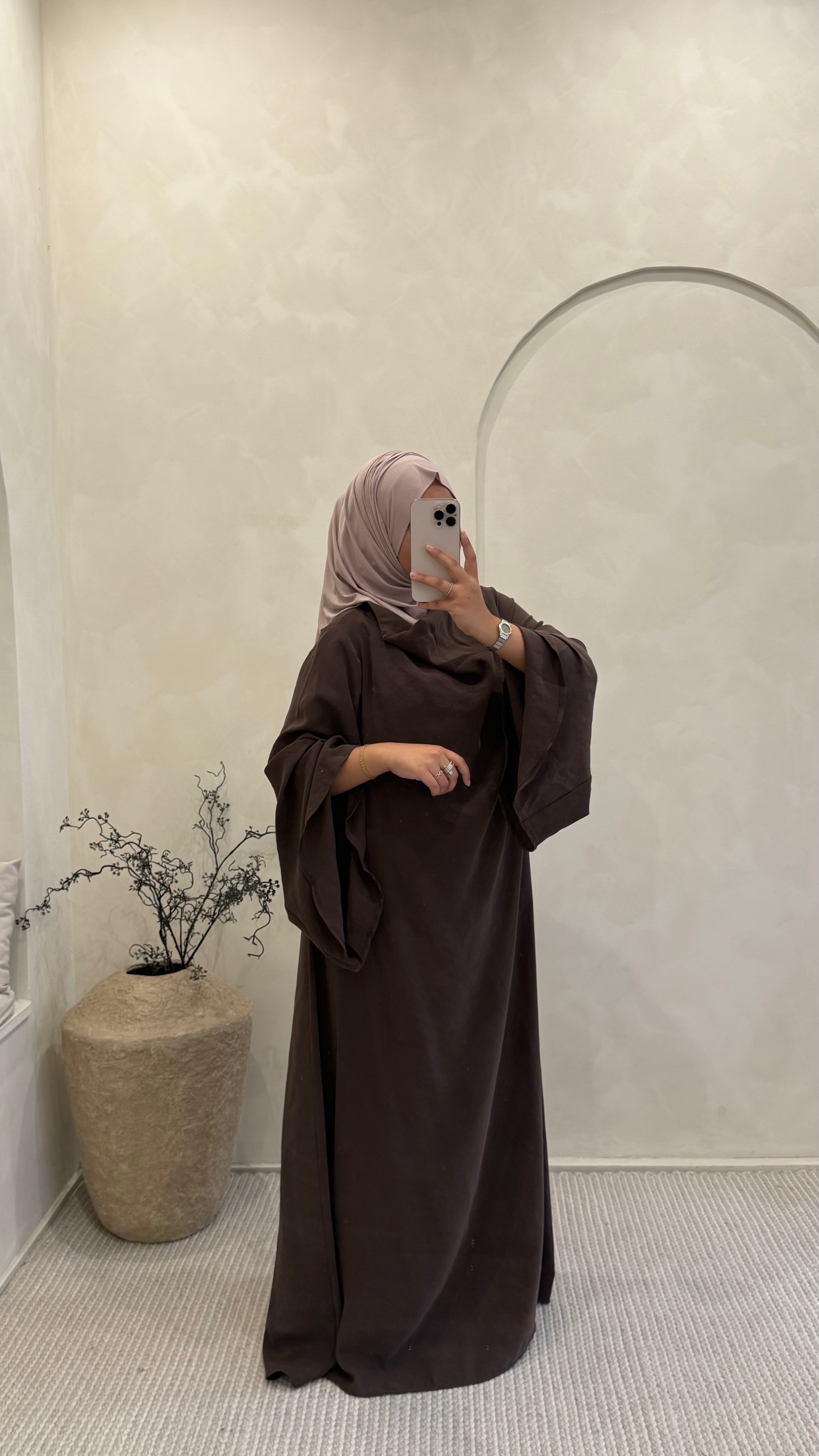 Abaya Deyna Chocolat