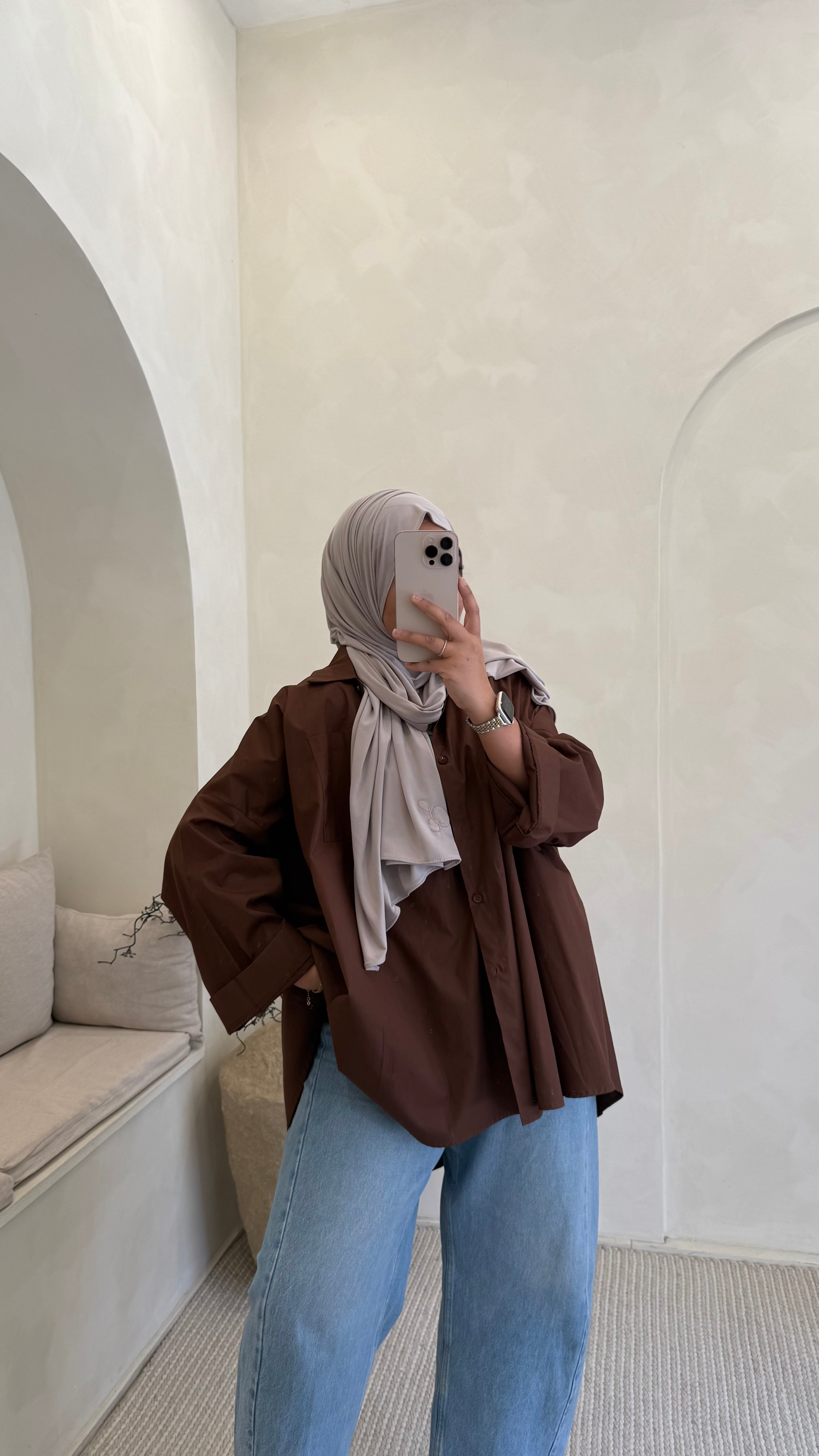 Chemise Tamyah Marron