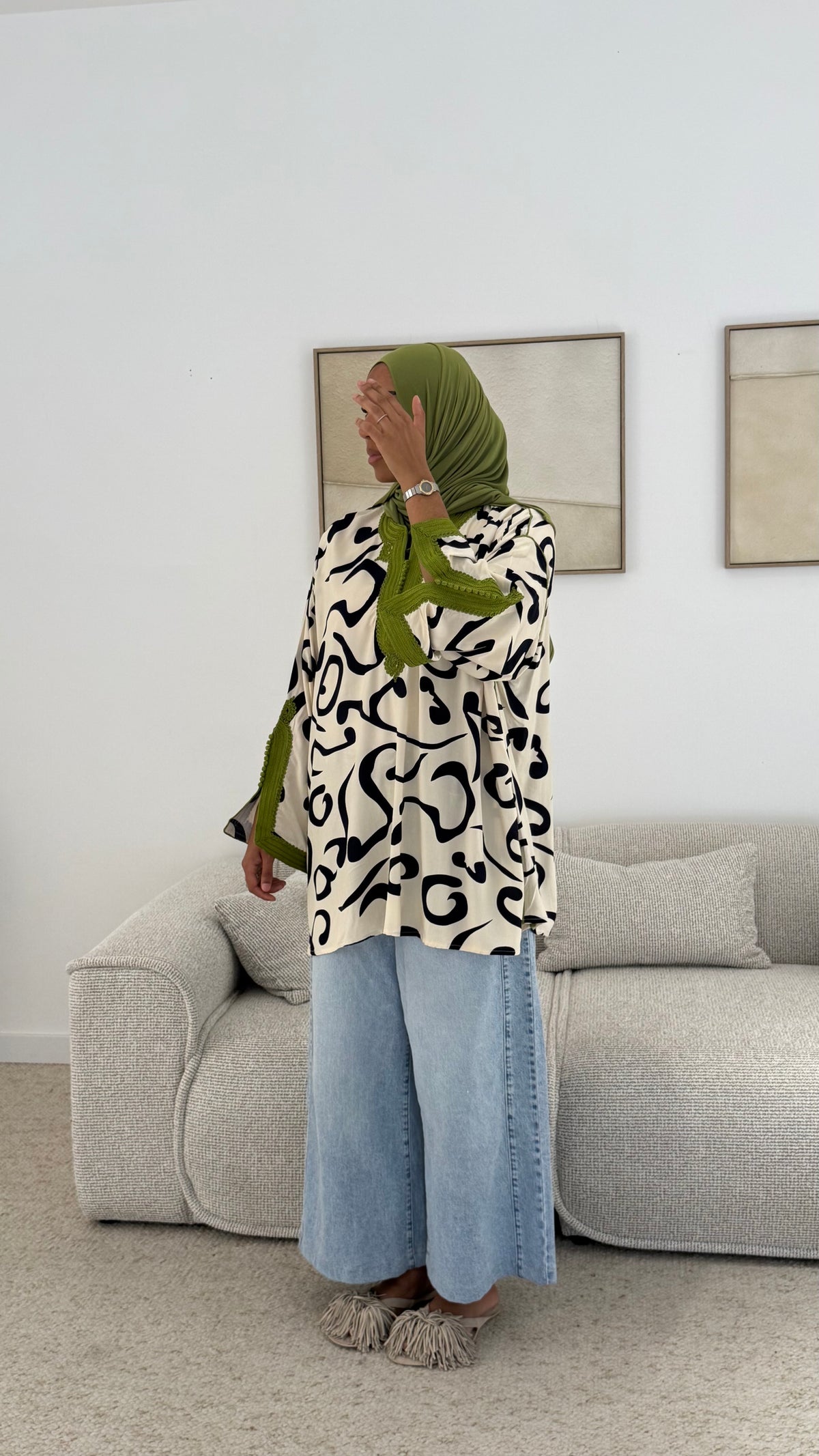 Blouse beldi QALAM RAYHAN