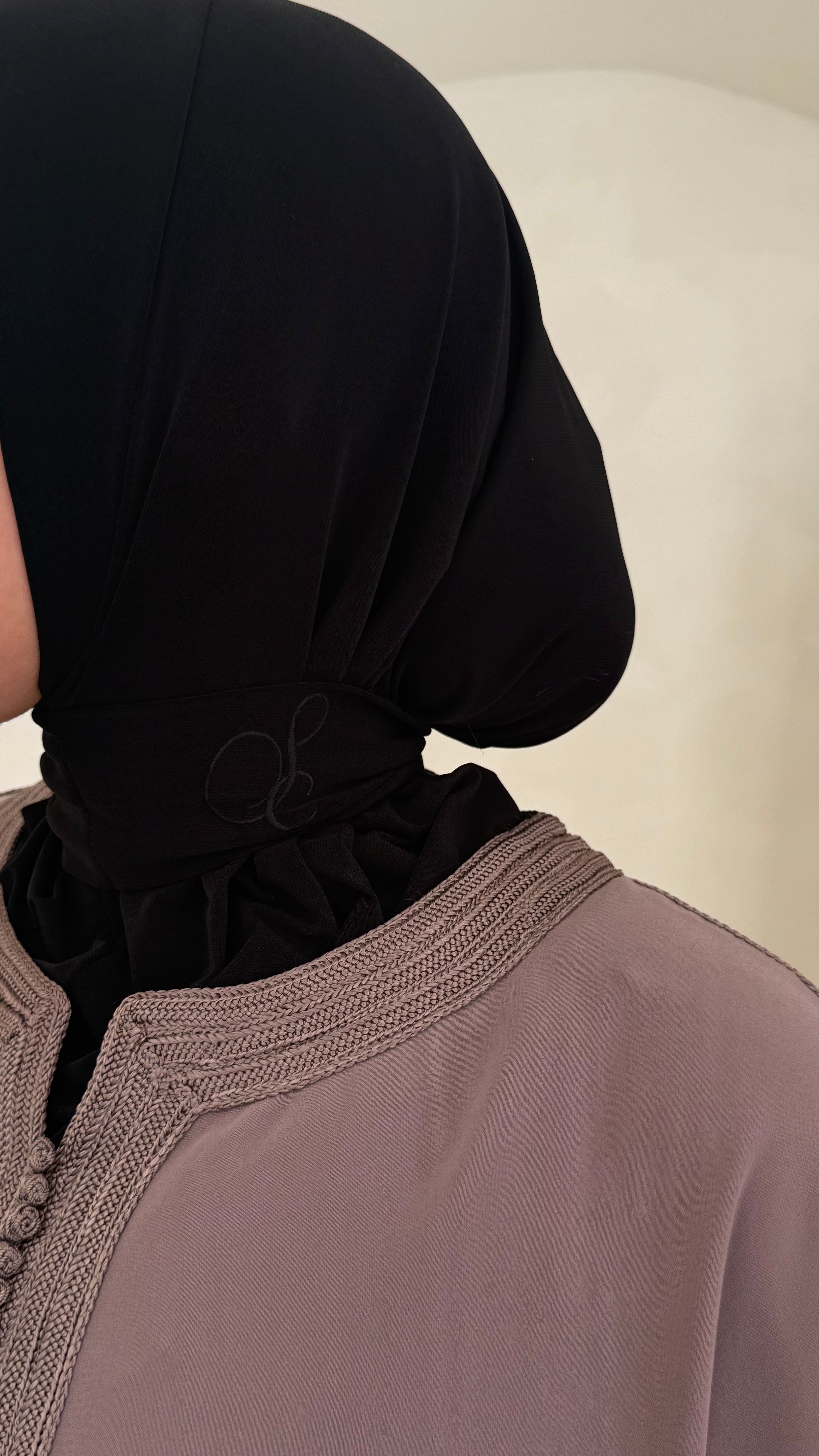 Cagoule signature jersey premium Noir