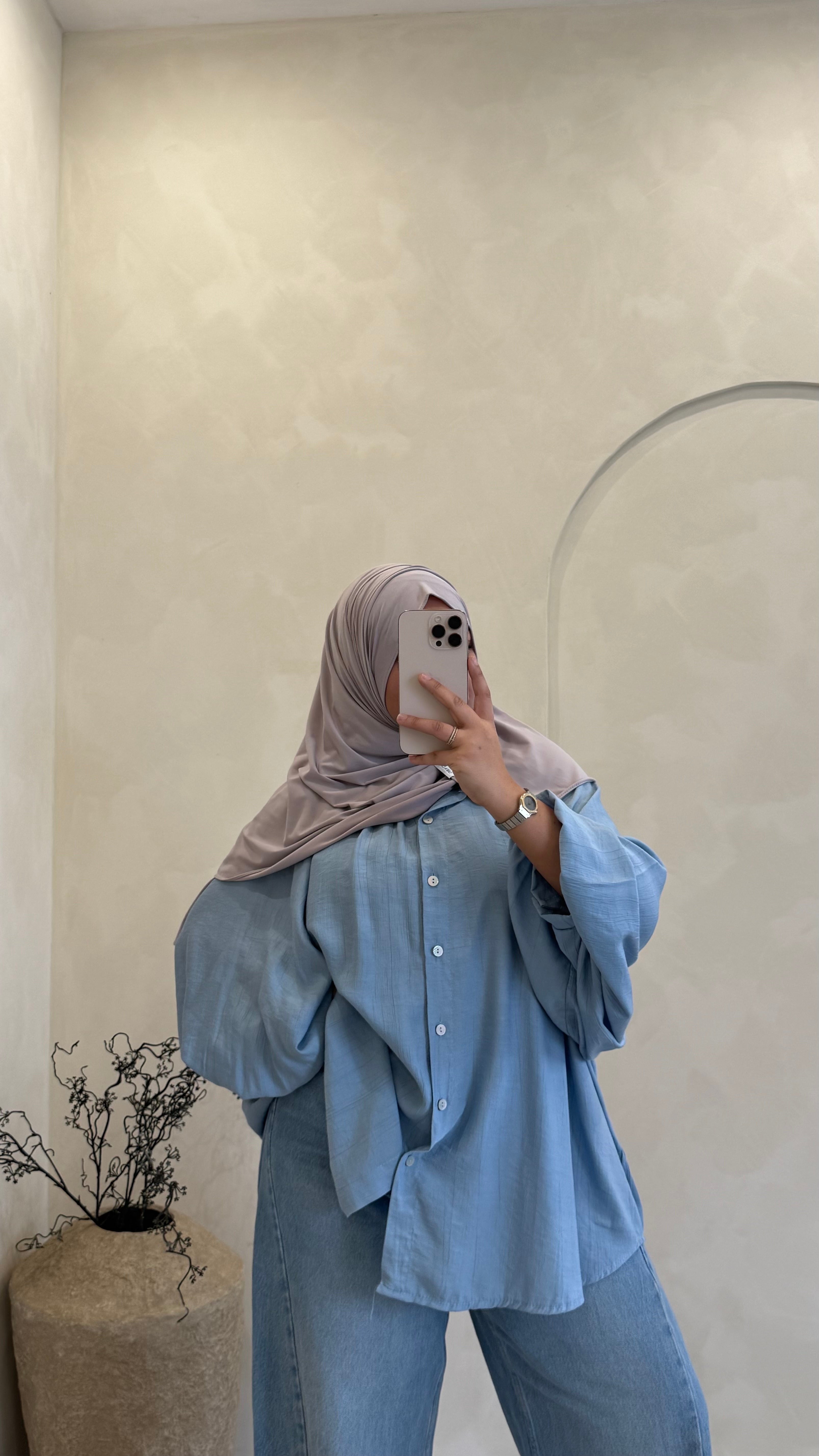 Chemise Lana Bleu