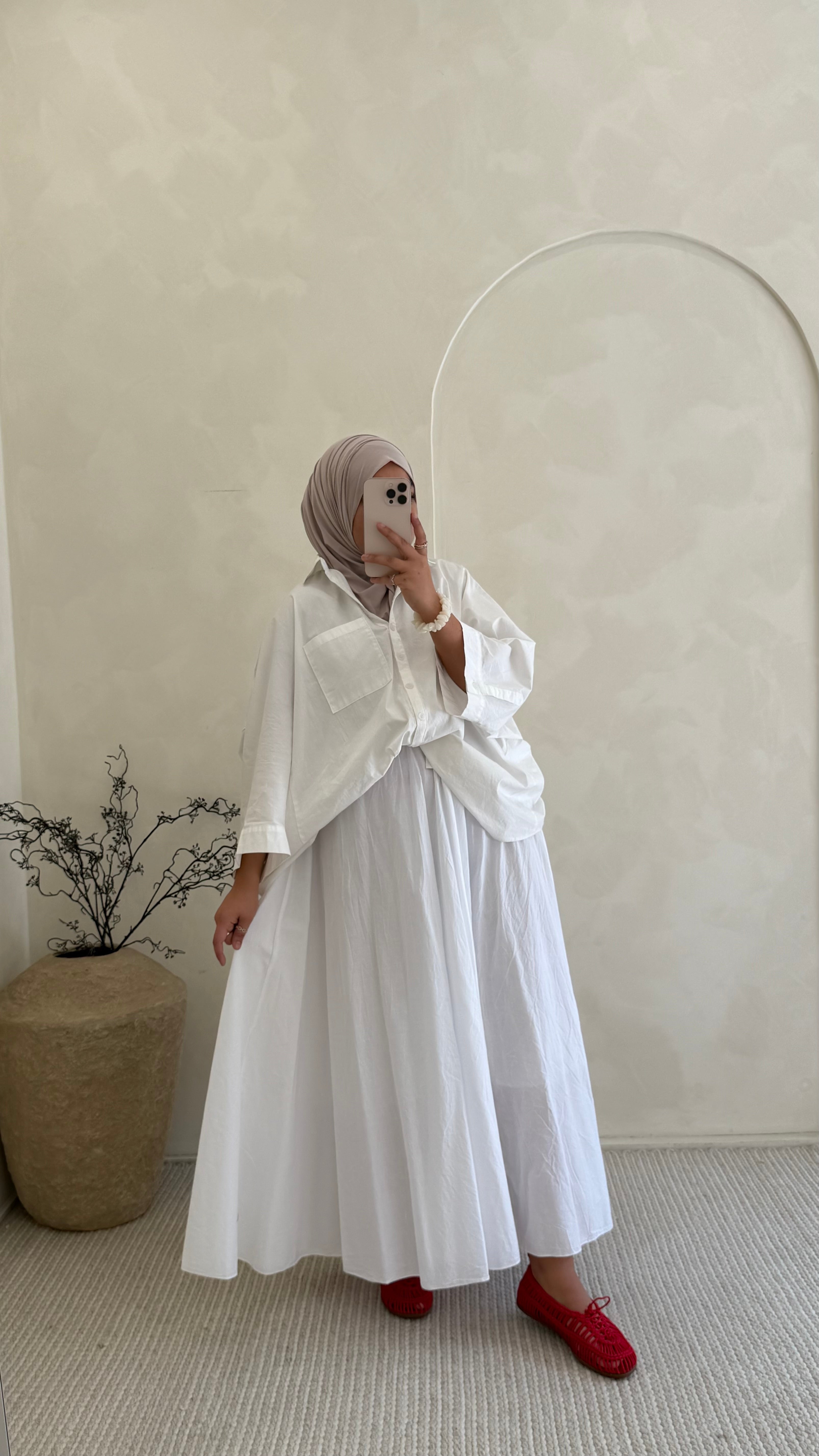 Jupe eva Blanc