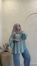 Chemise Lana vert eau