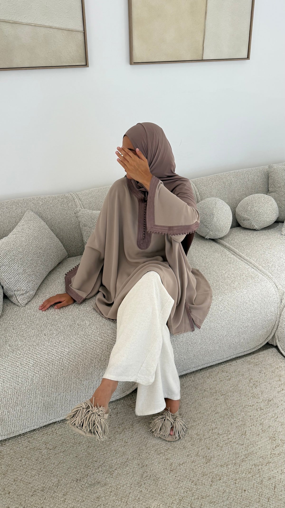 Blouse beldi QAHWA