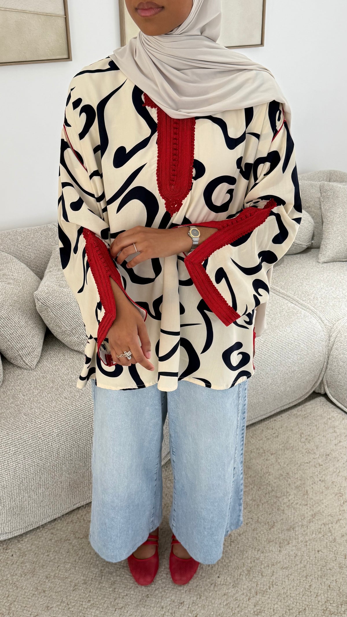 Blouse beldi QALAM AHMAR