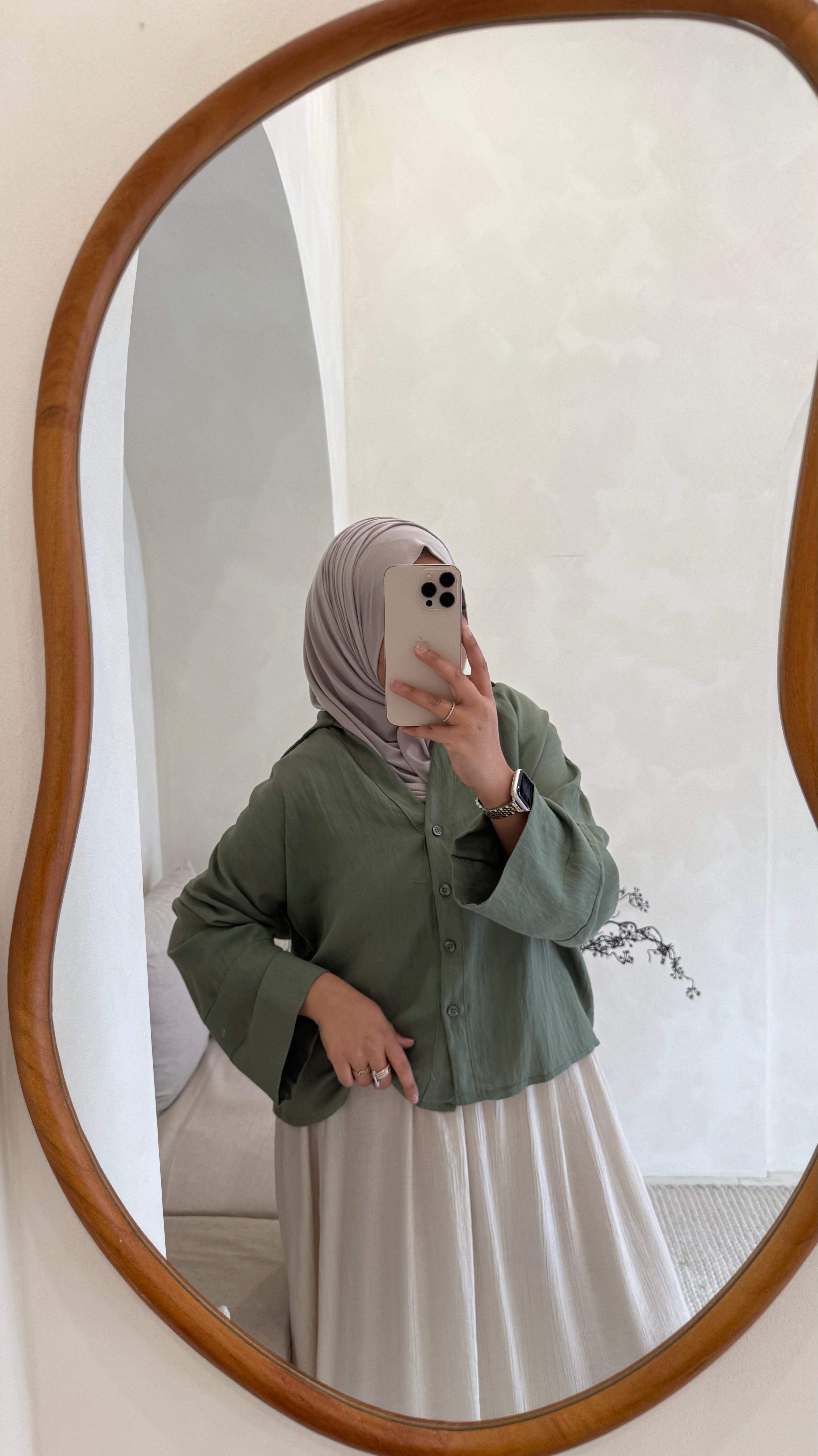 Chemise Léna Kaki