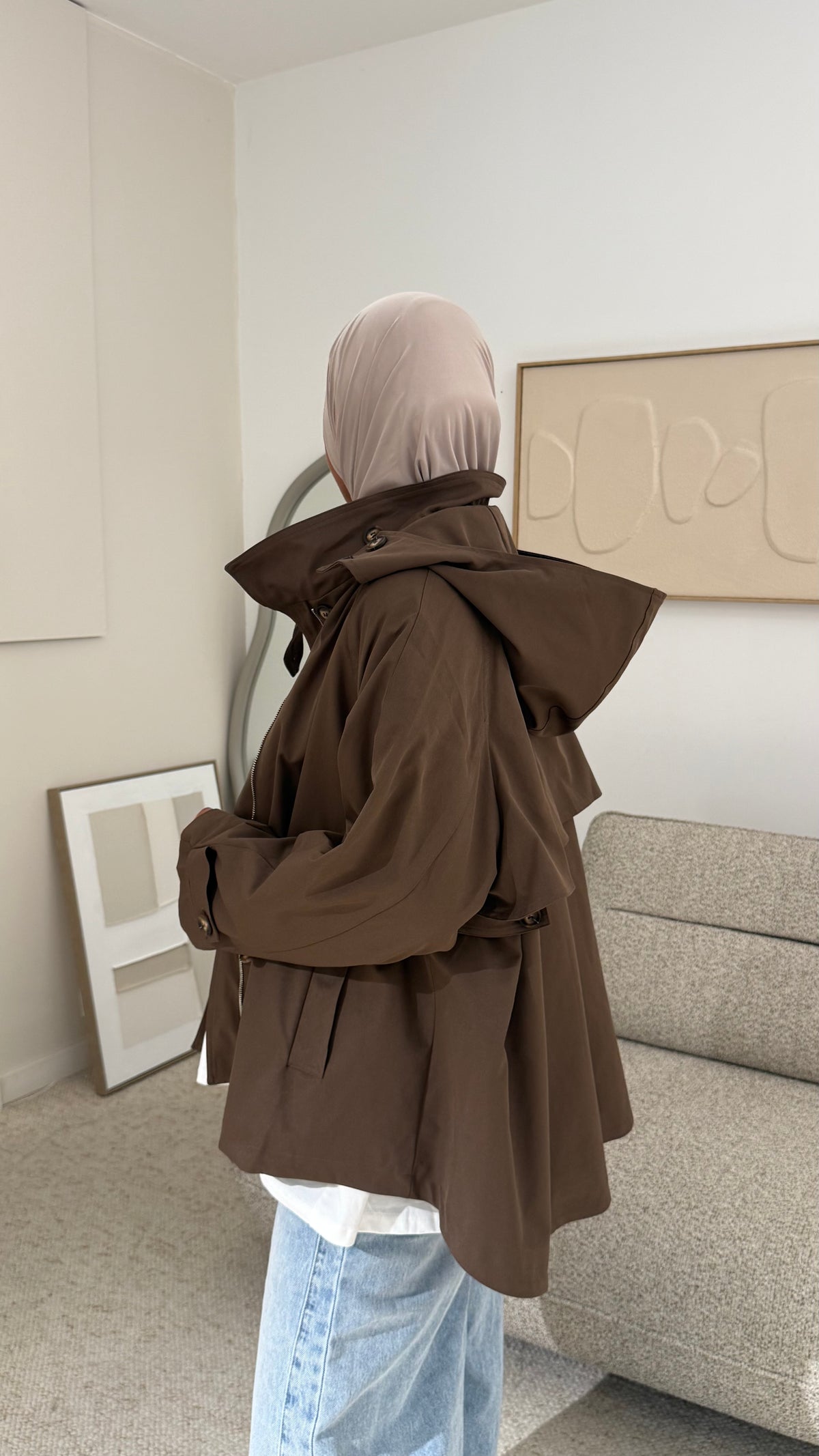 Trench Tess marron