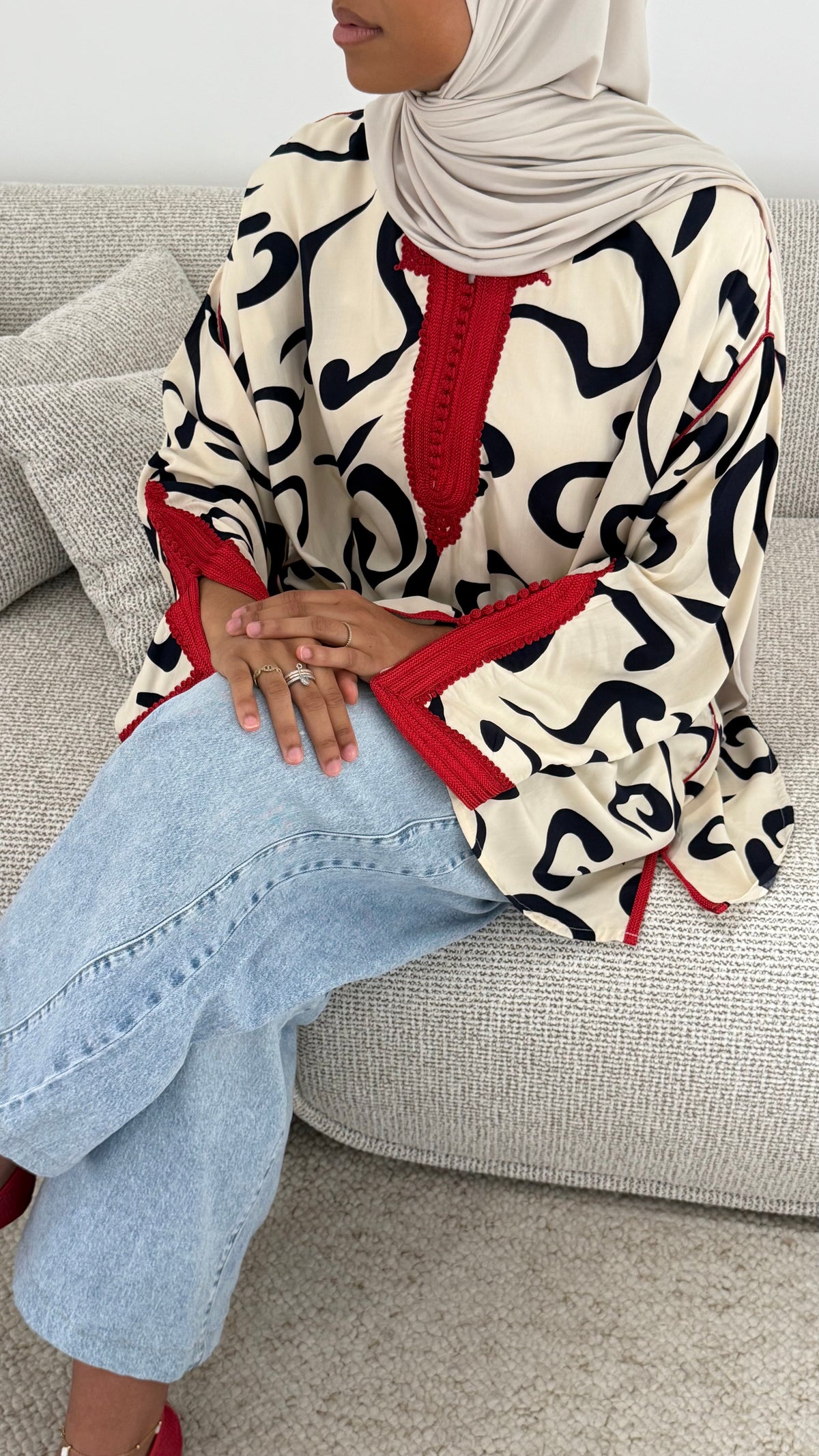 Blouse beldi QALAM AHMAR