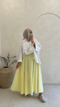 Jupe eva Jaune
