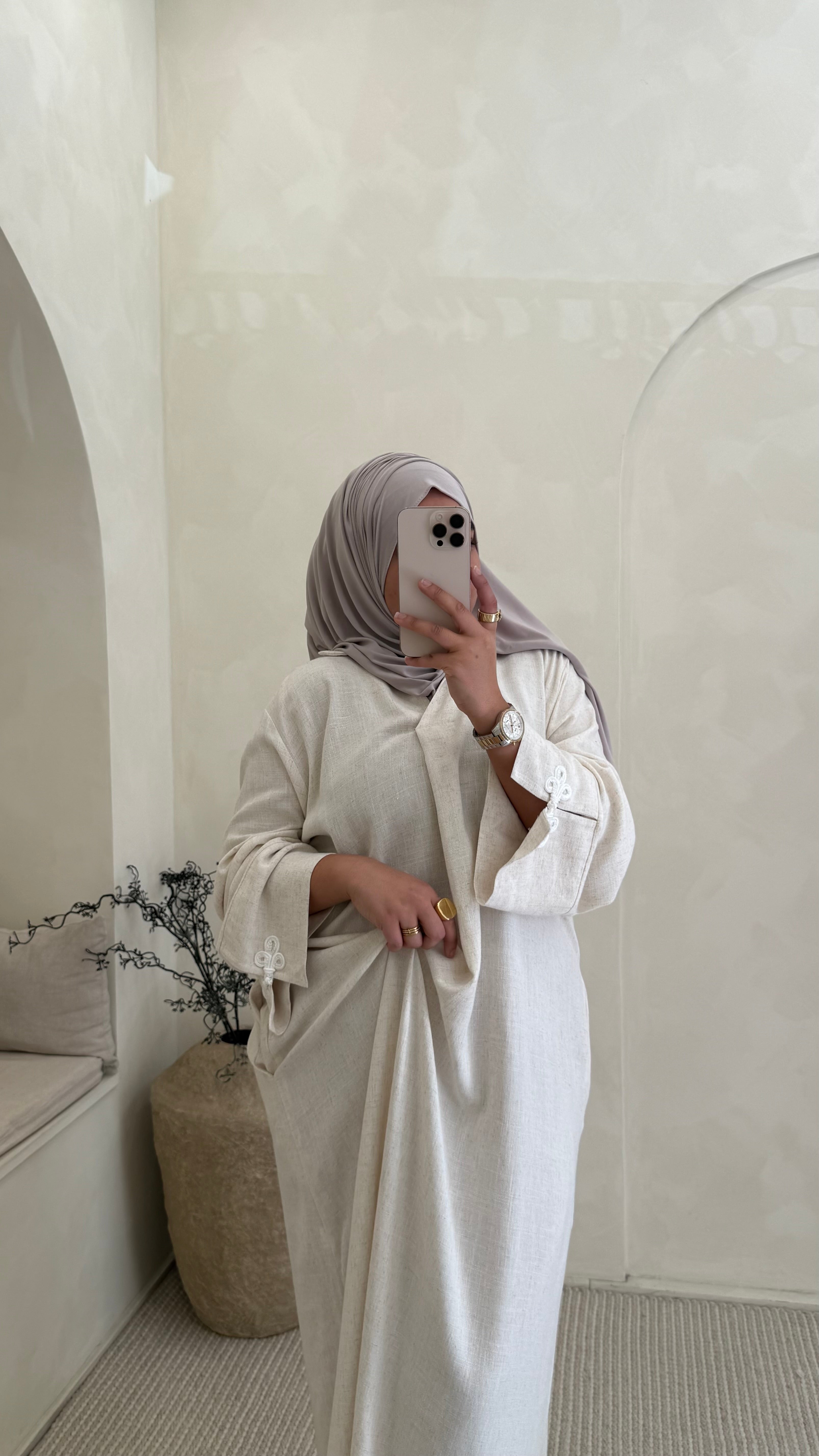 Abaya Kaï Beige