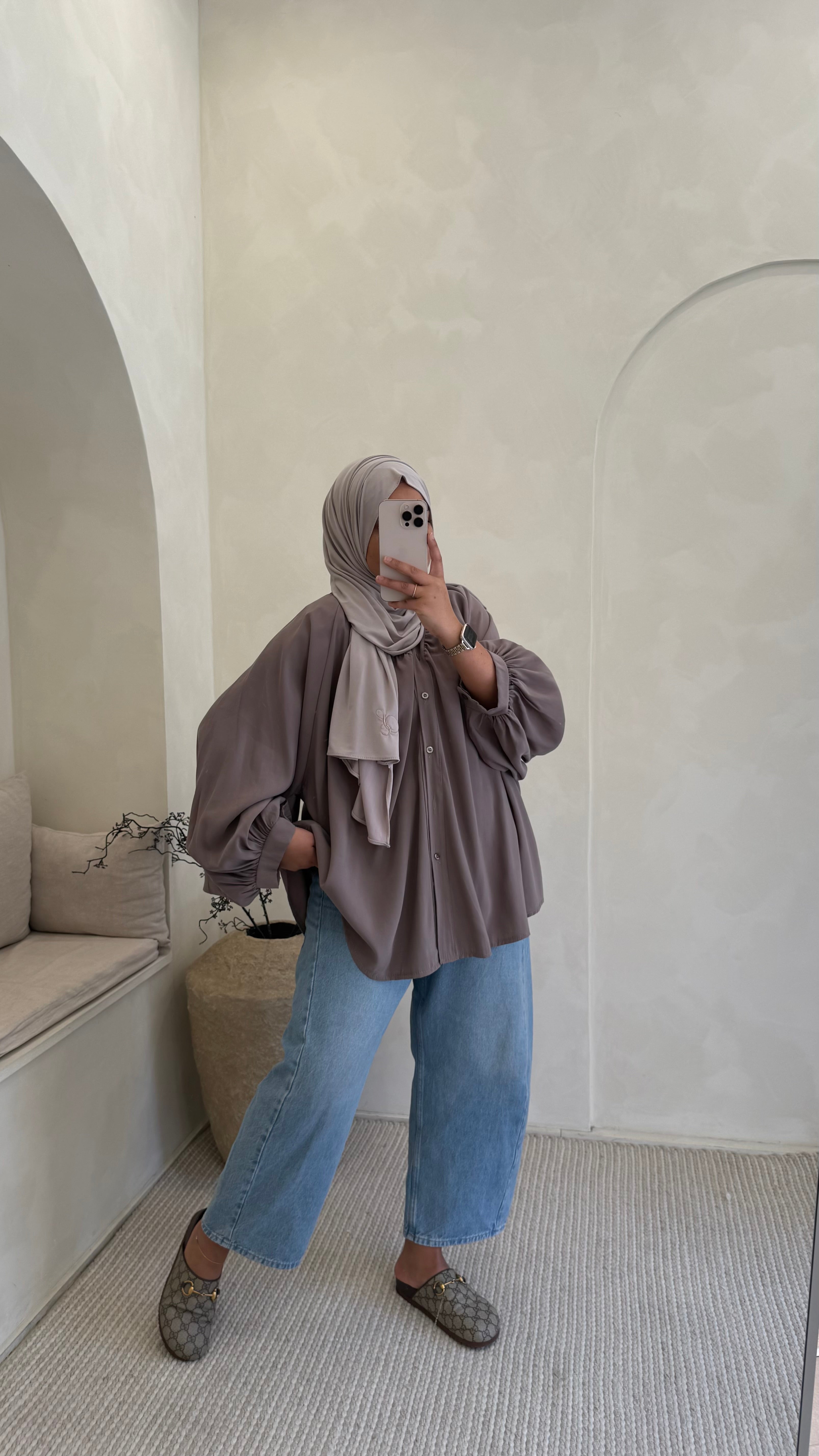 Chemise Lana Taupe