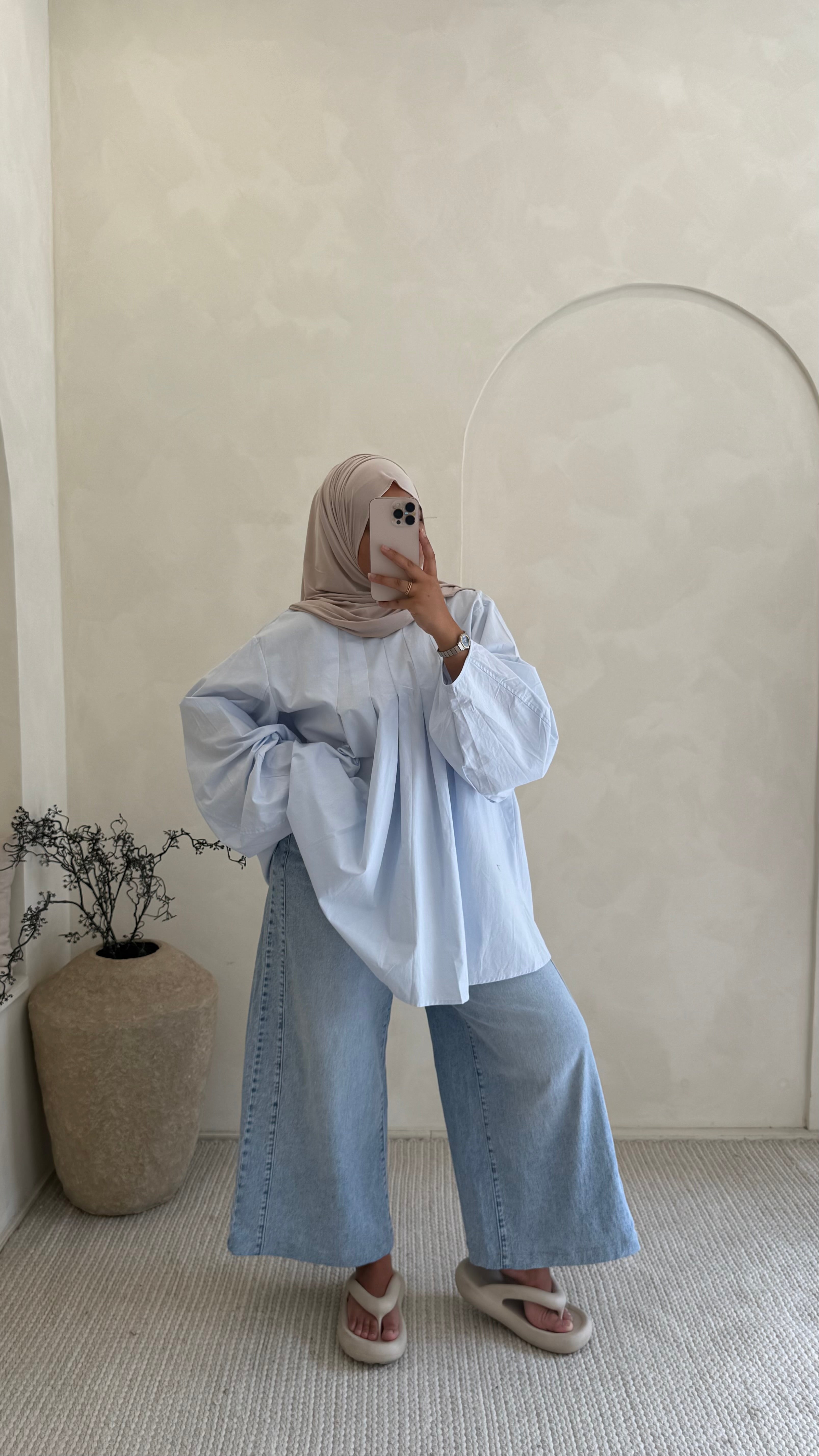 Blouse Fanny Bleu ciel