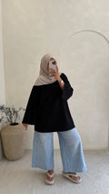 T-shirt sweat Noir