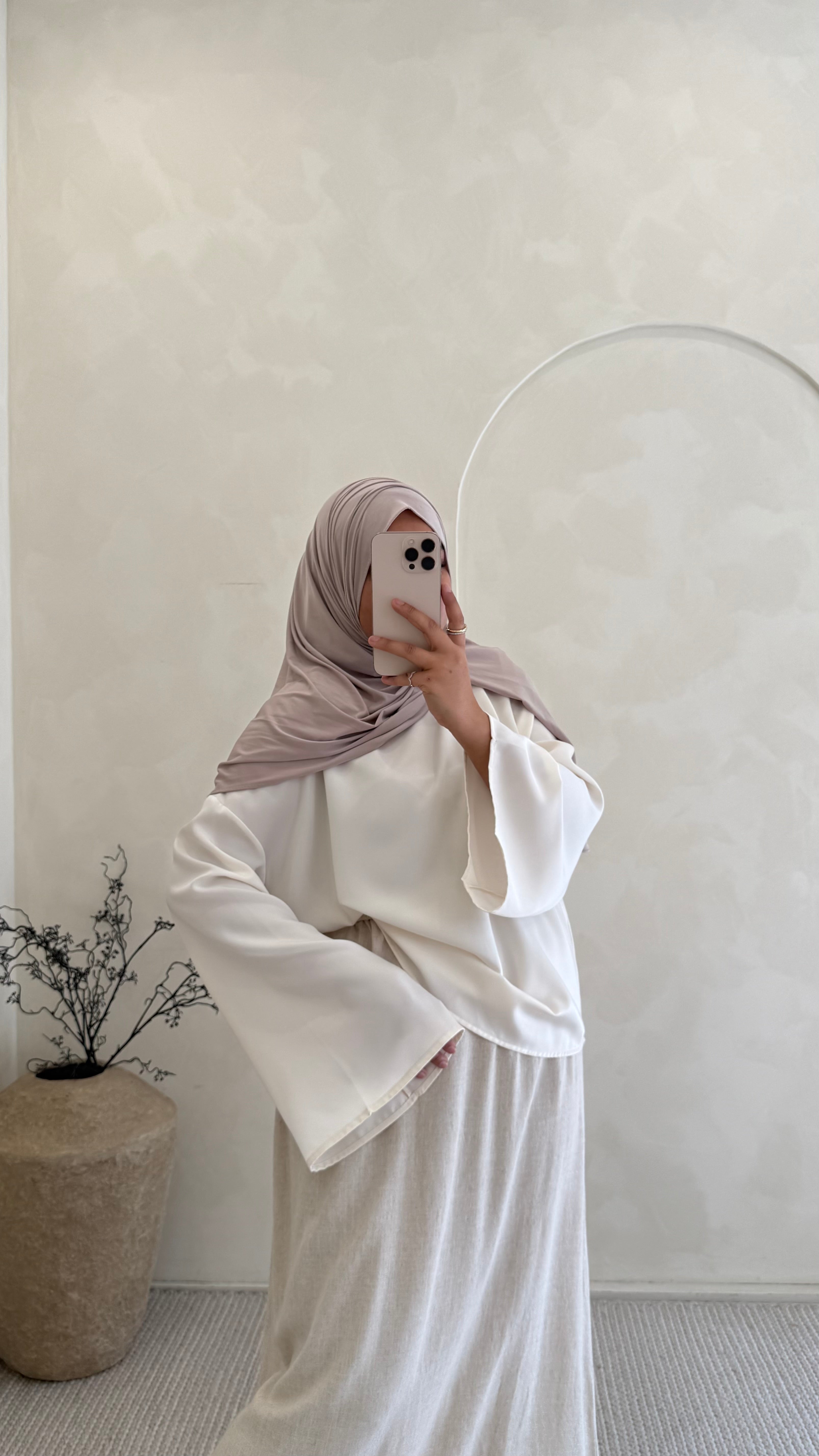 Blouse Ayla écrue satin