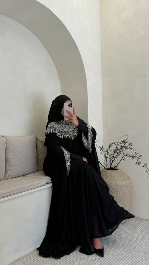 Abaya Qamar Black
