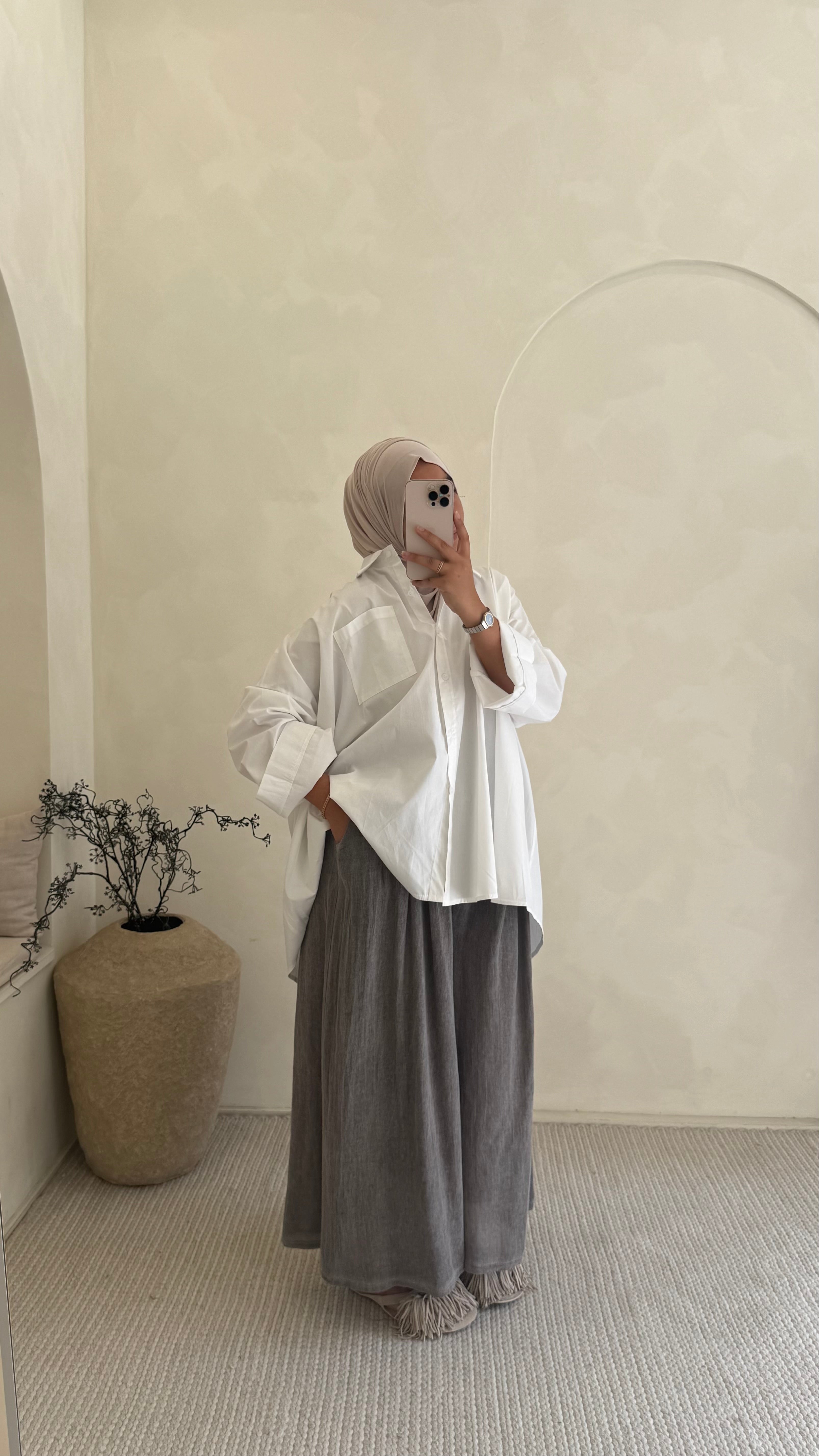 Pantalon Kai taupe