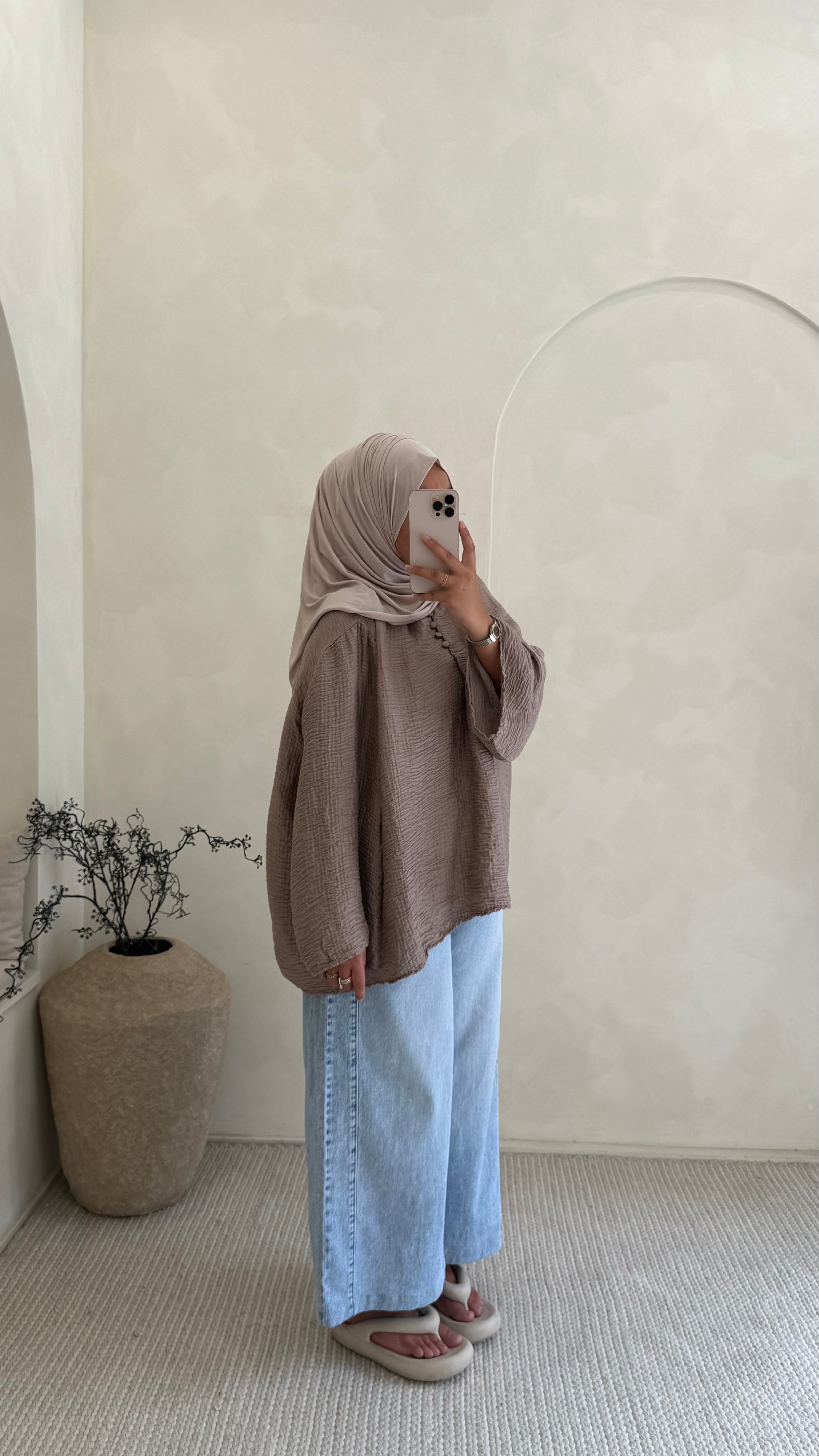 Blouse Lya taupe