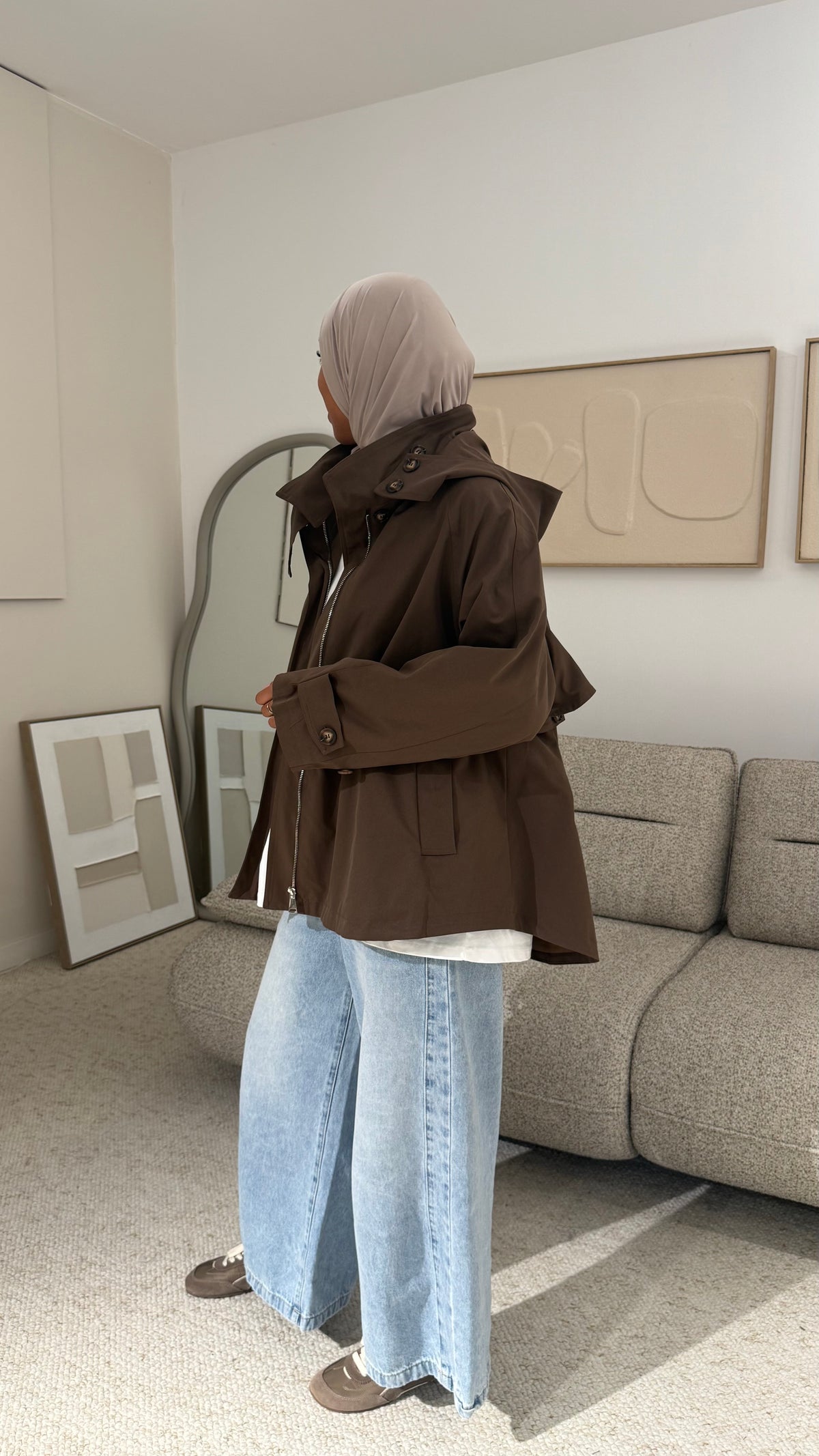 Trench Tess marron