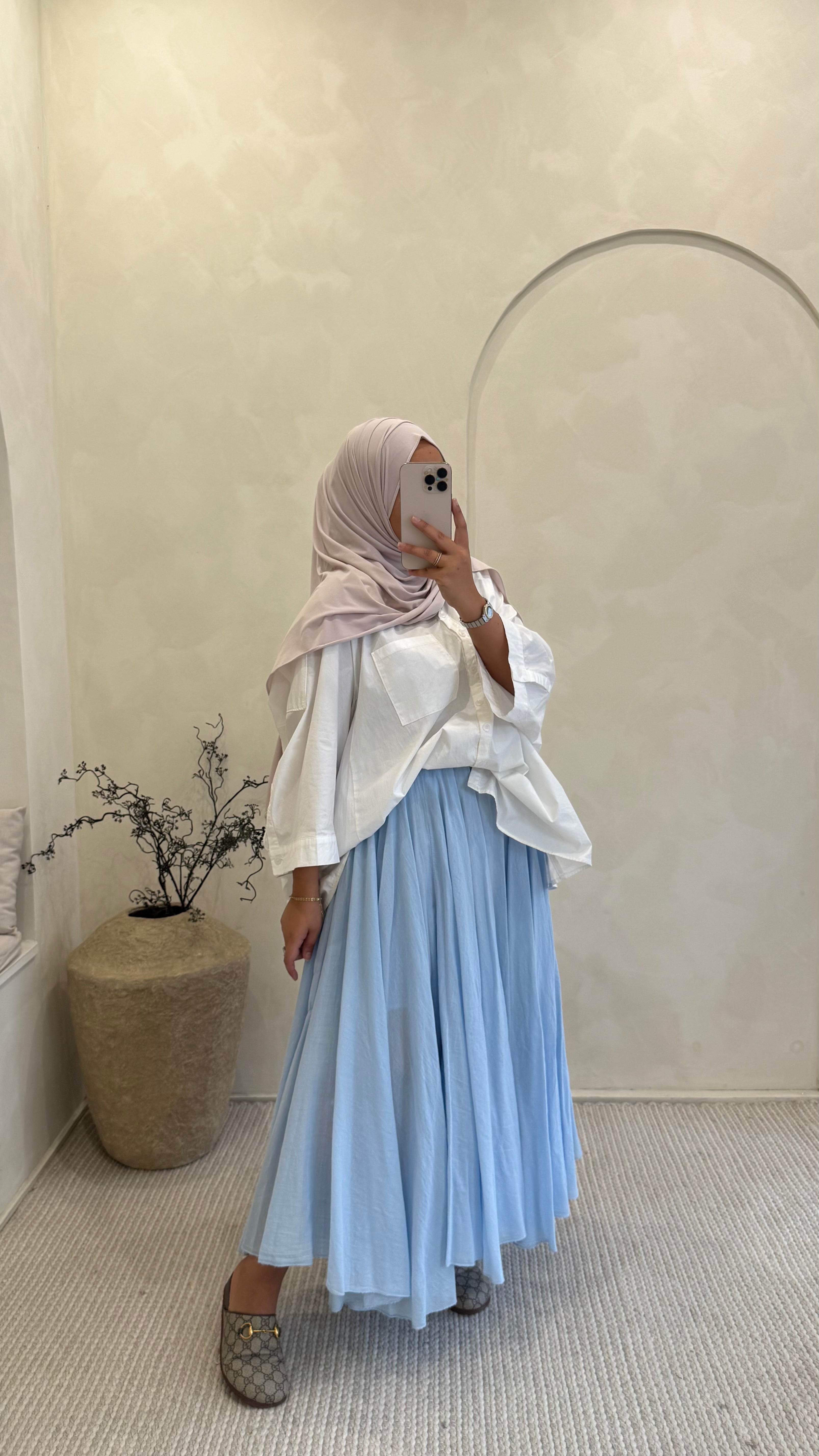 Jupe mia bleu