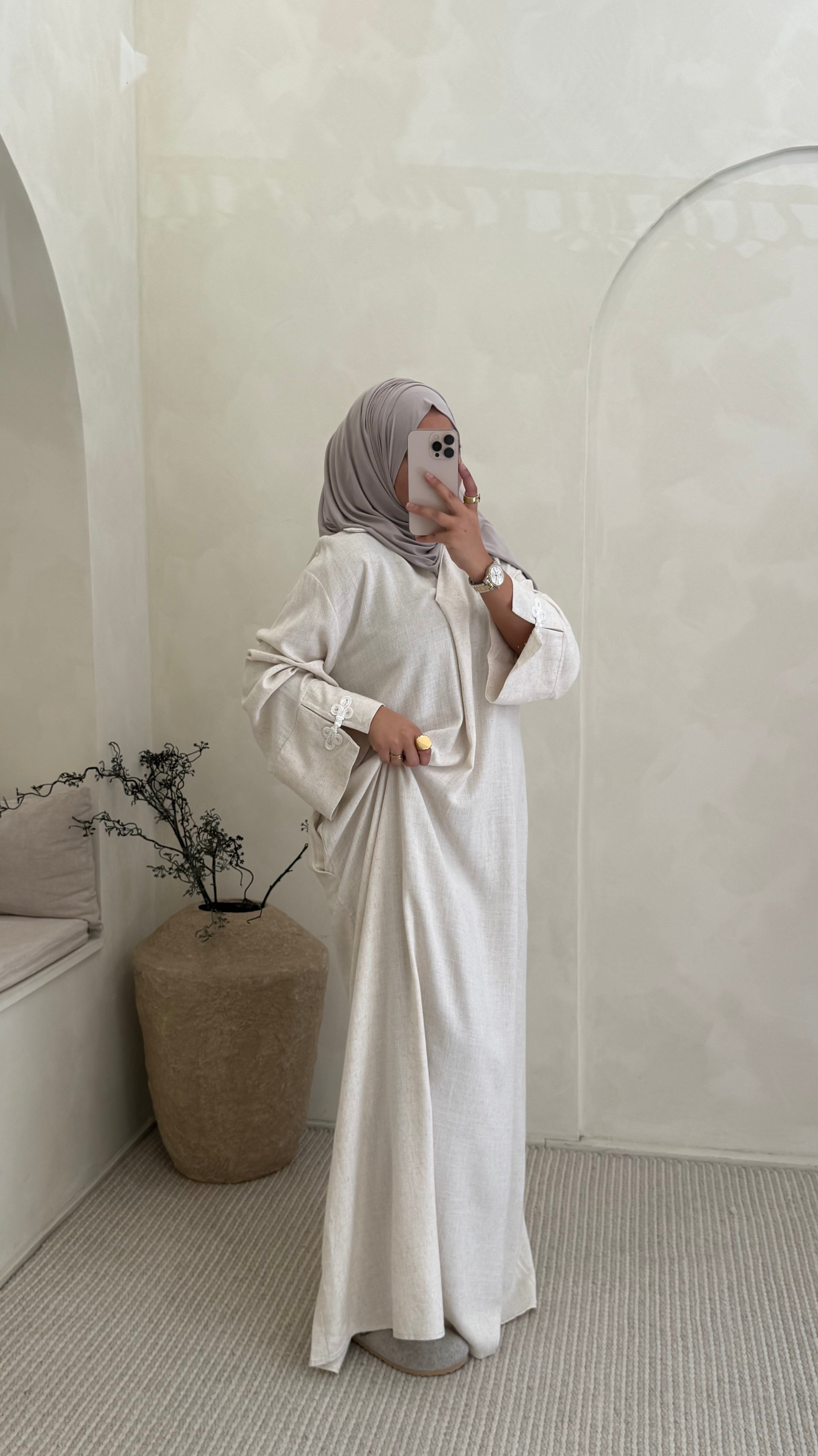 Abaya Kaï Beige