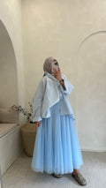 Jupe Talya Bleu