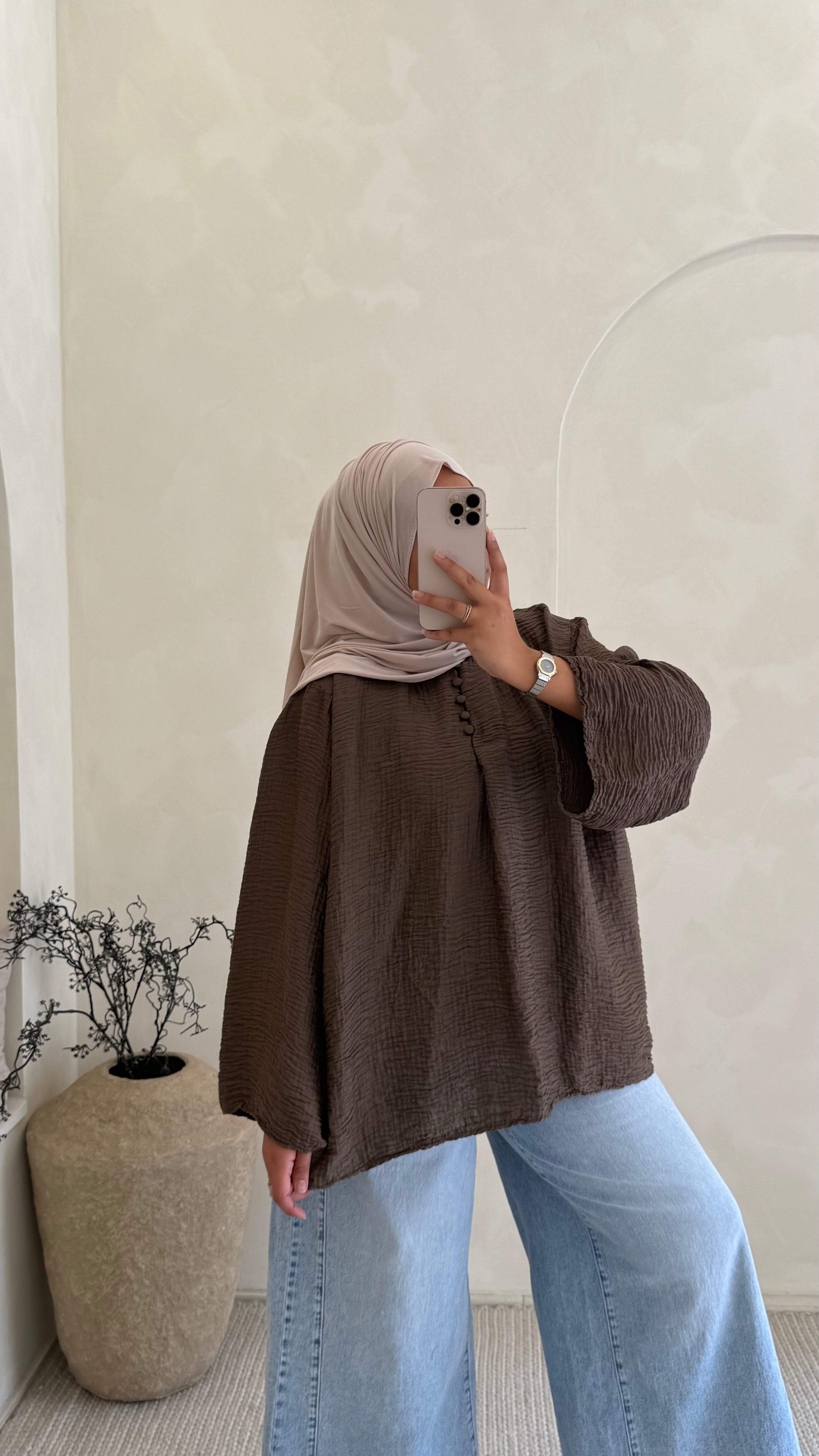 Blouse Lya Moka