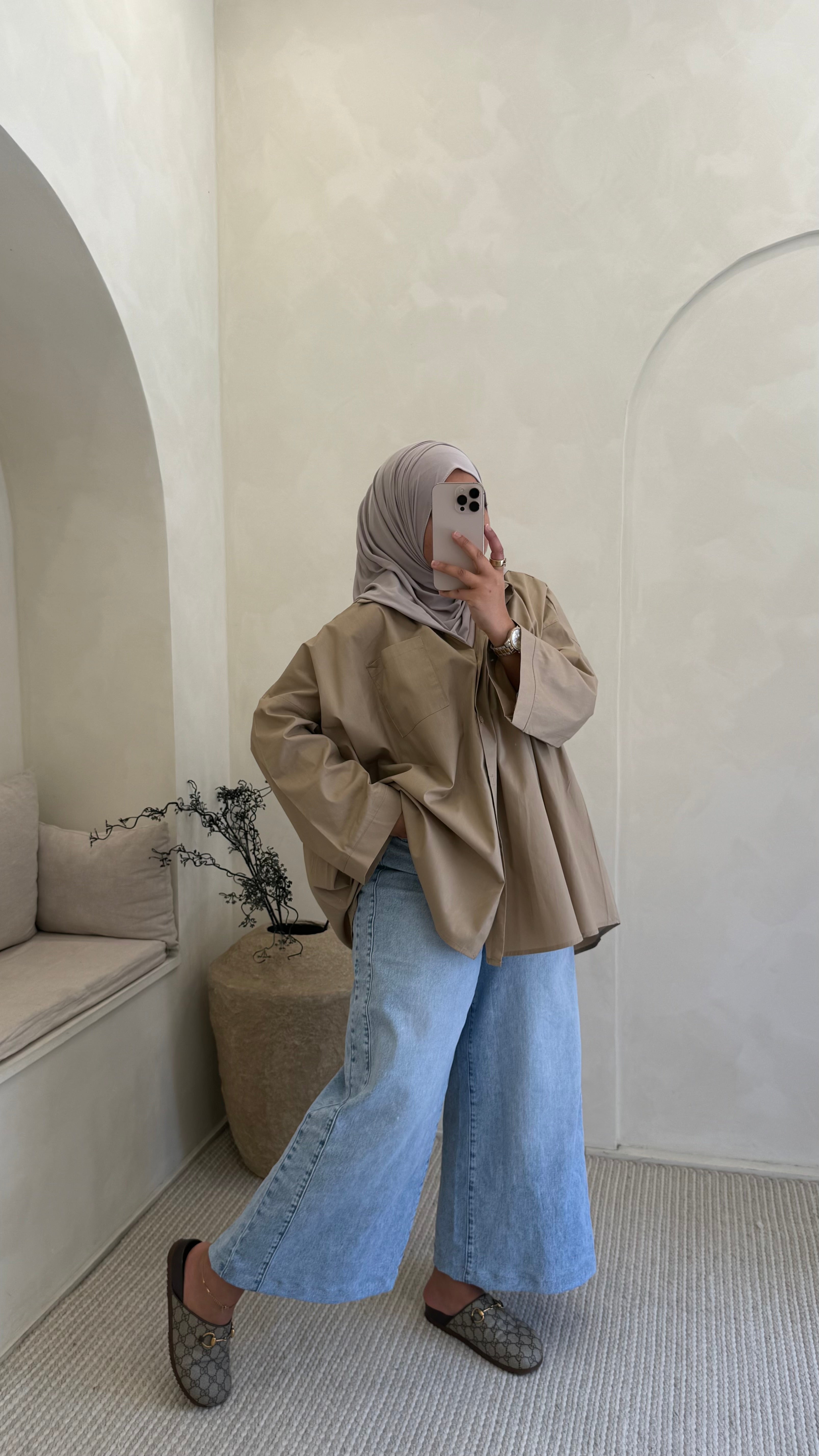 Chemise Tamyah camel