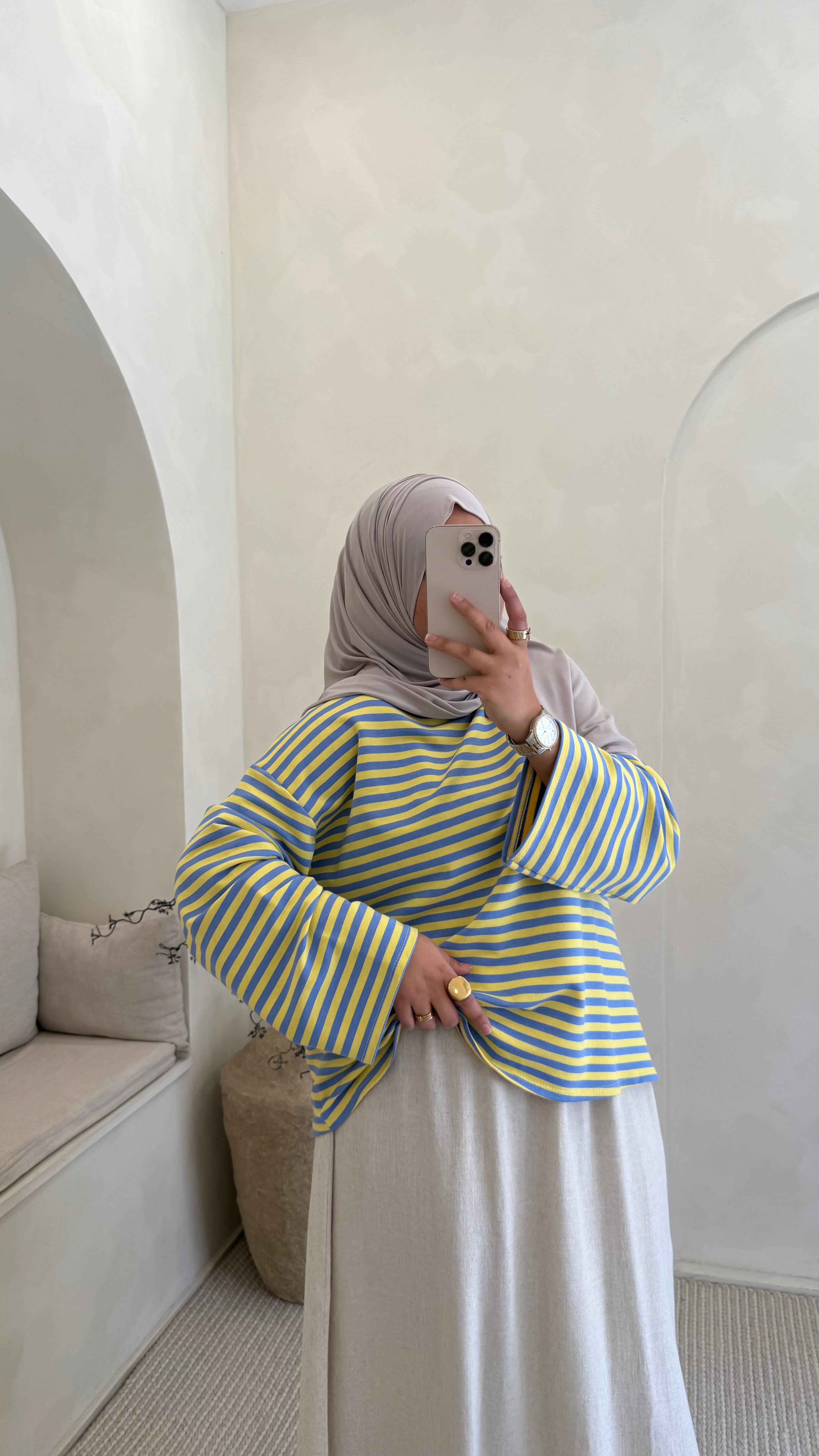 Pull Solal Bleu Jaune
