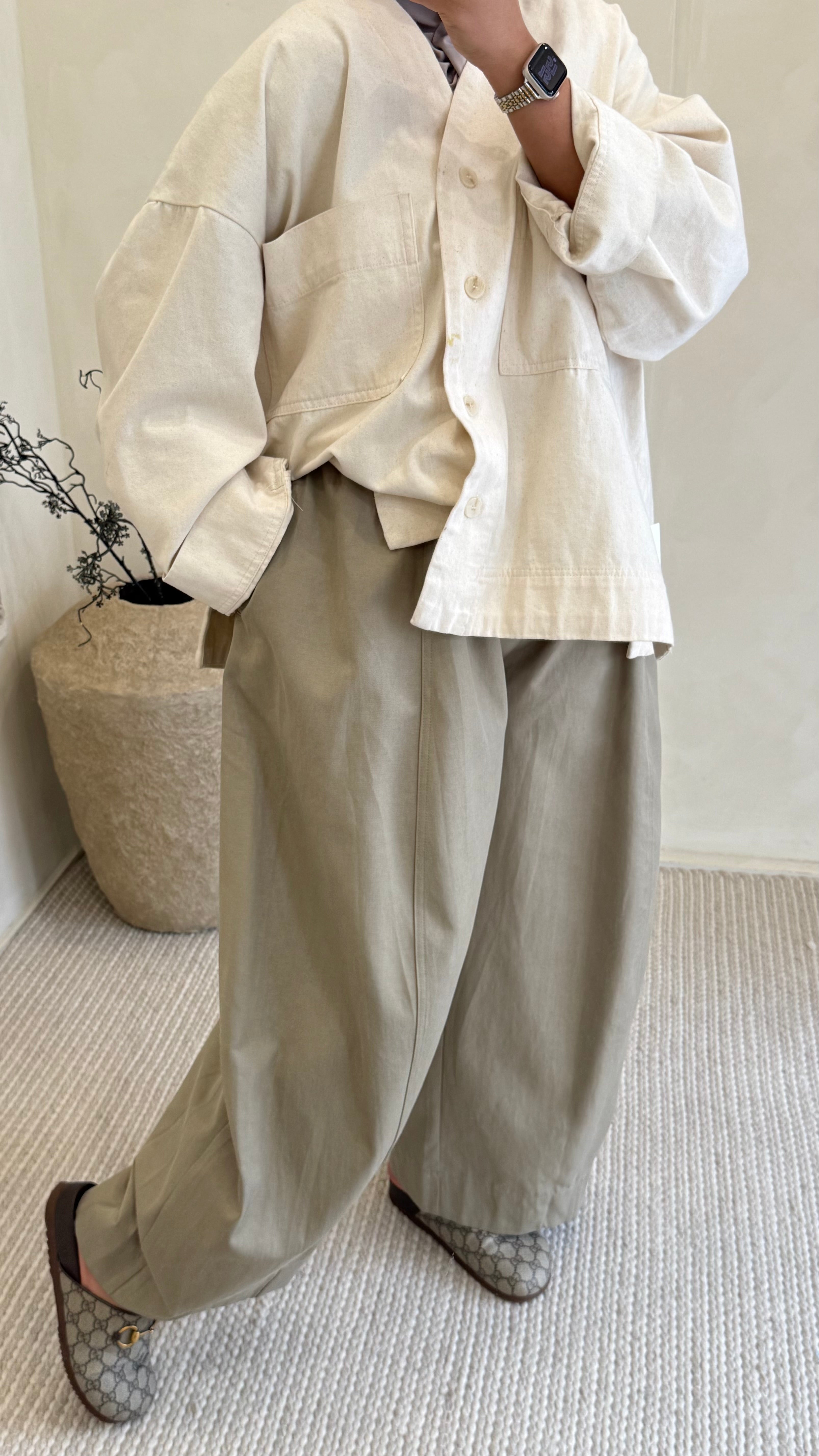 Pantalon Rhode Kaki